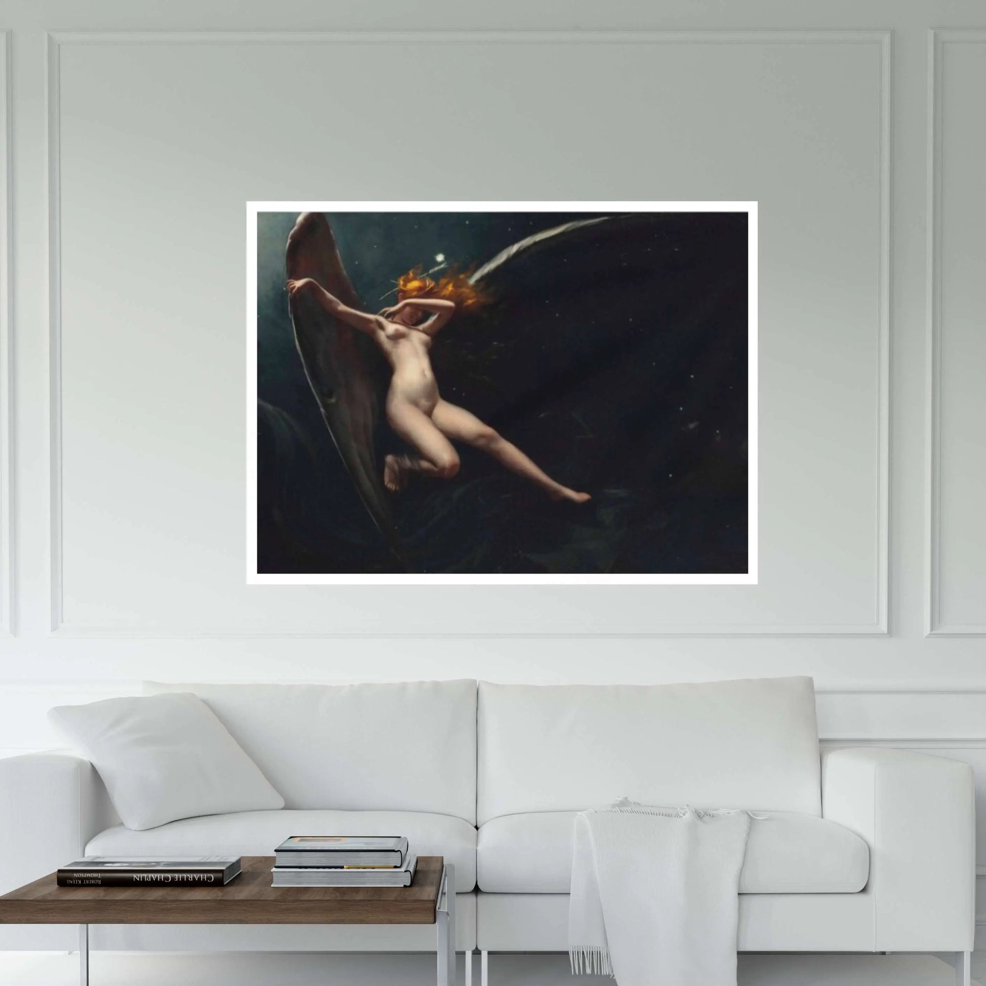 Starry Skies Fairy Canvas - Luis Ricardo Falero Wall Art - Y Canvas