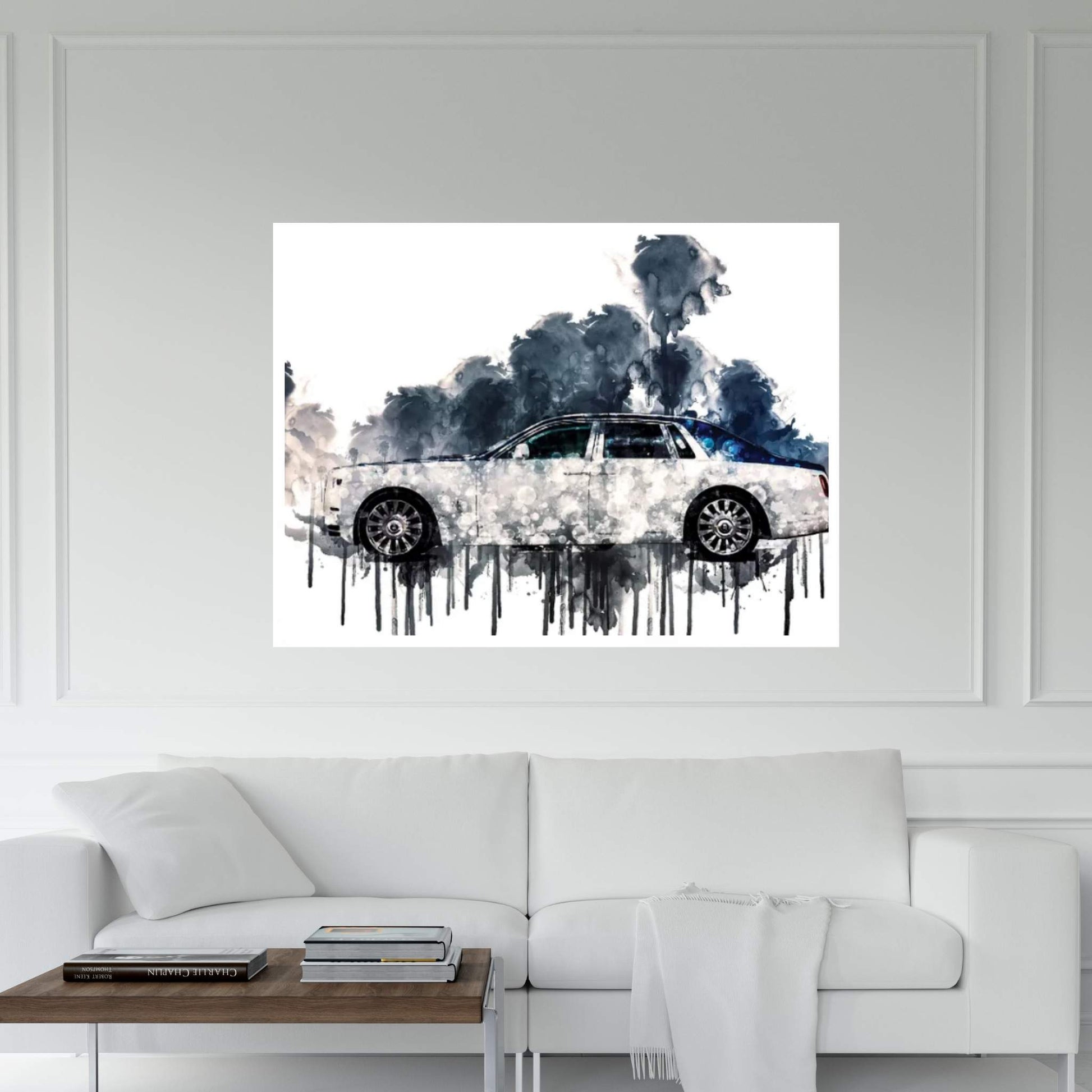 2017 Rolls Royce Phantom Canvas Wall Art - Y Canvas