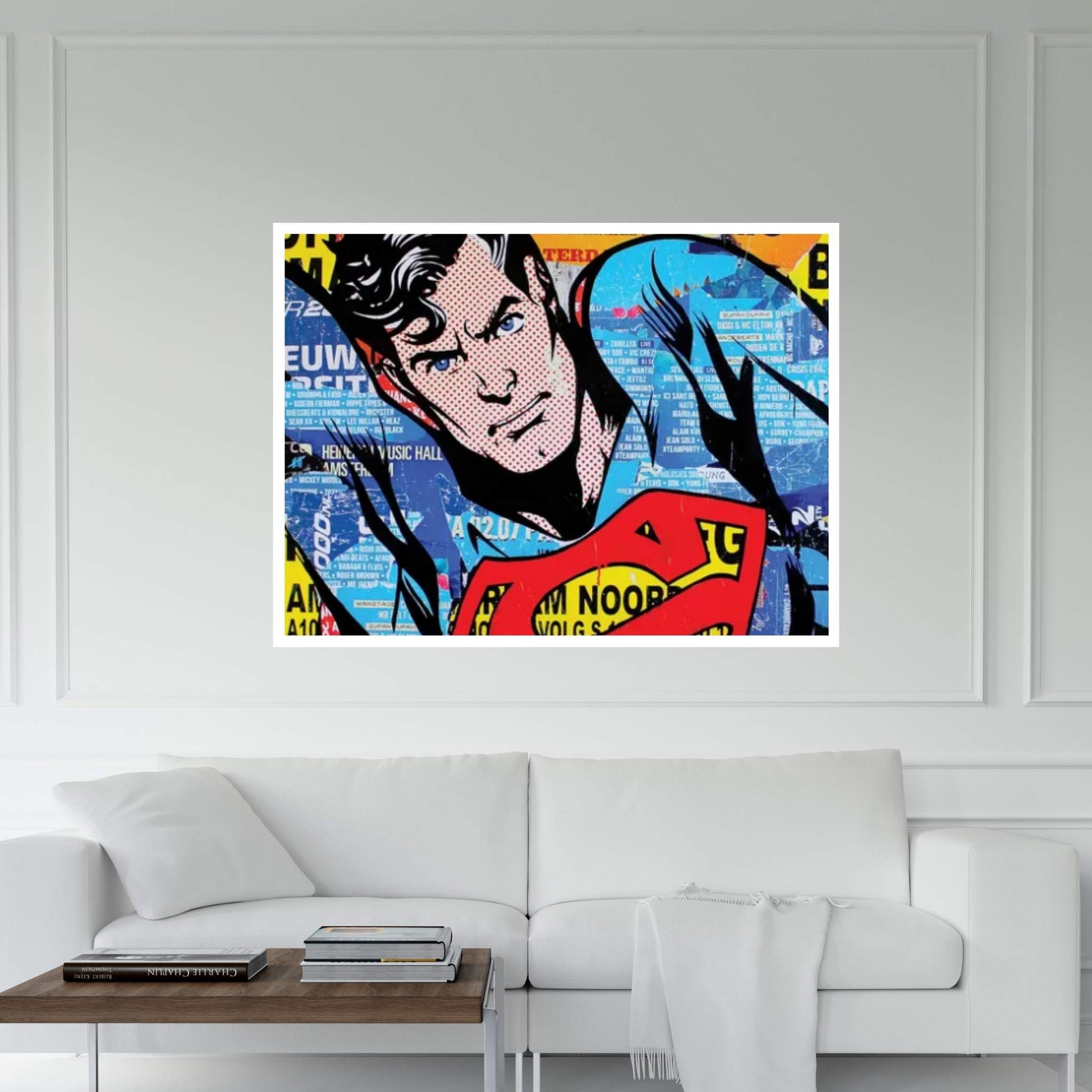 Superman Canvas Wall Art - Y Canvas