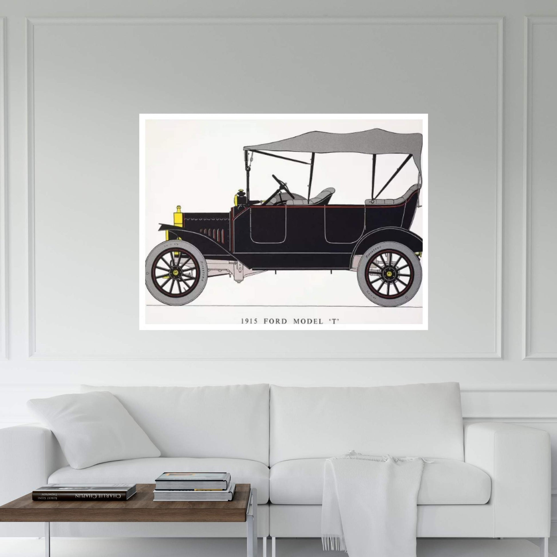 Auto: Model T Ford, 1915 Canvas Wall Art - Y Canvas