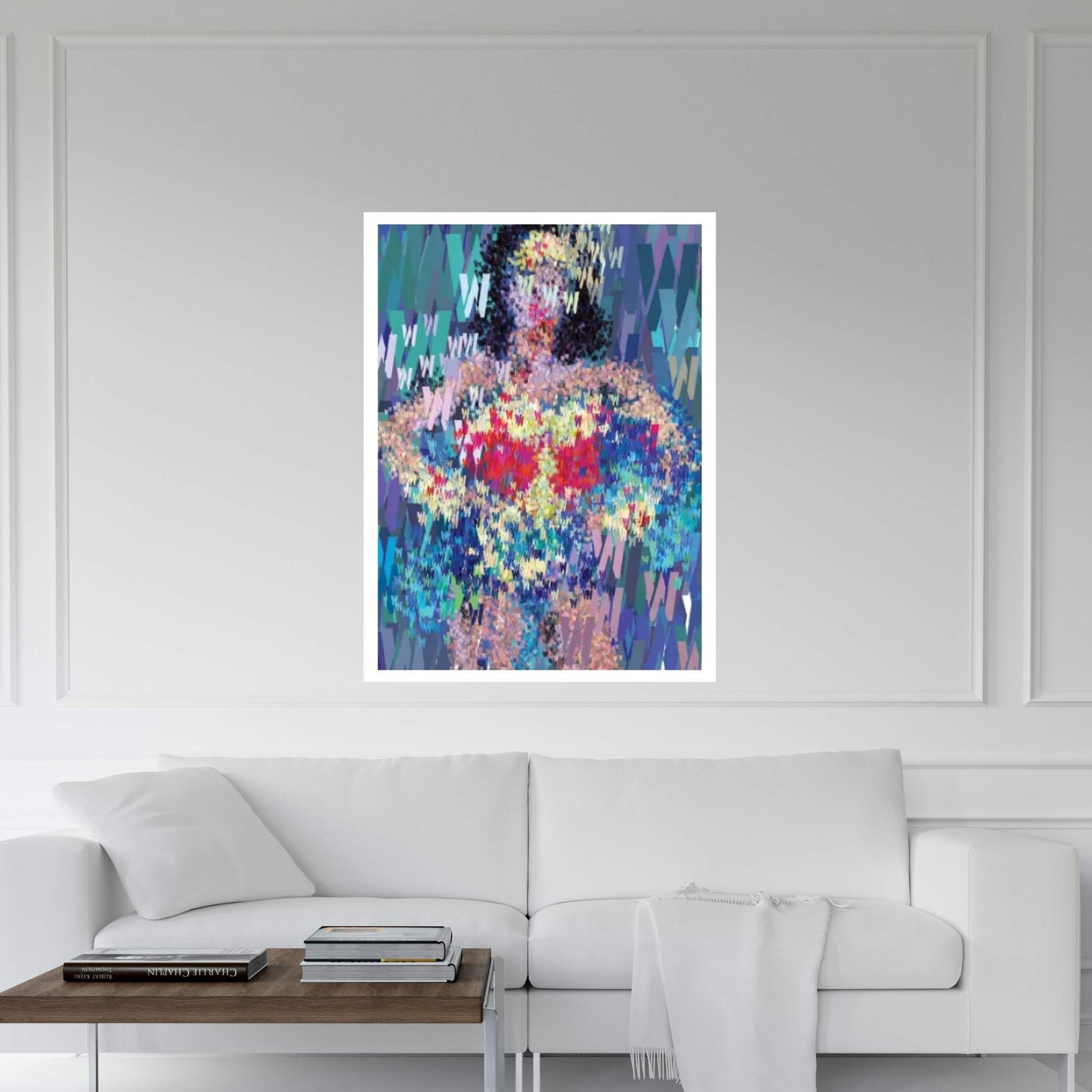 Superhero Type Art Wonder Woman Canvas Wall Art - Y Canvas