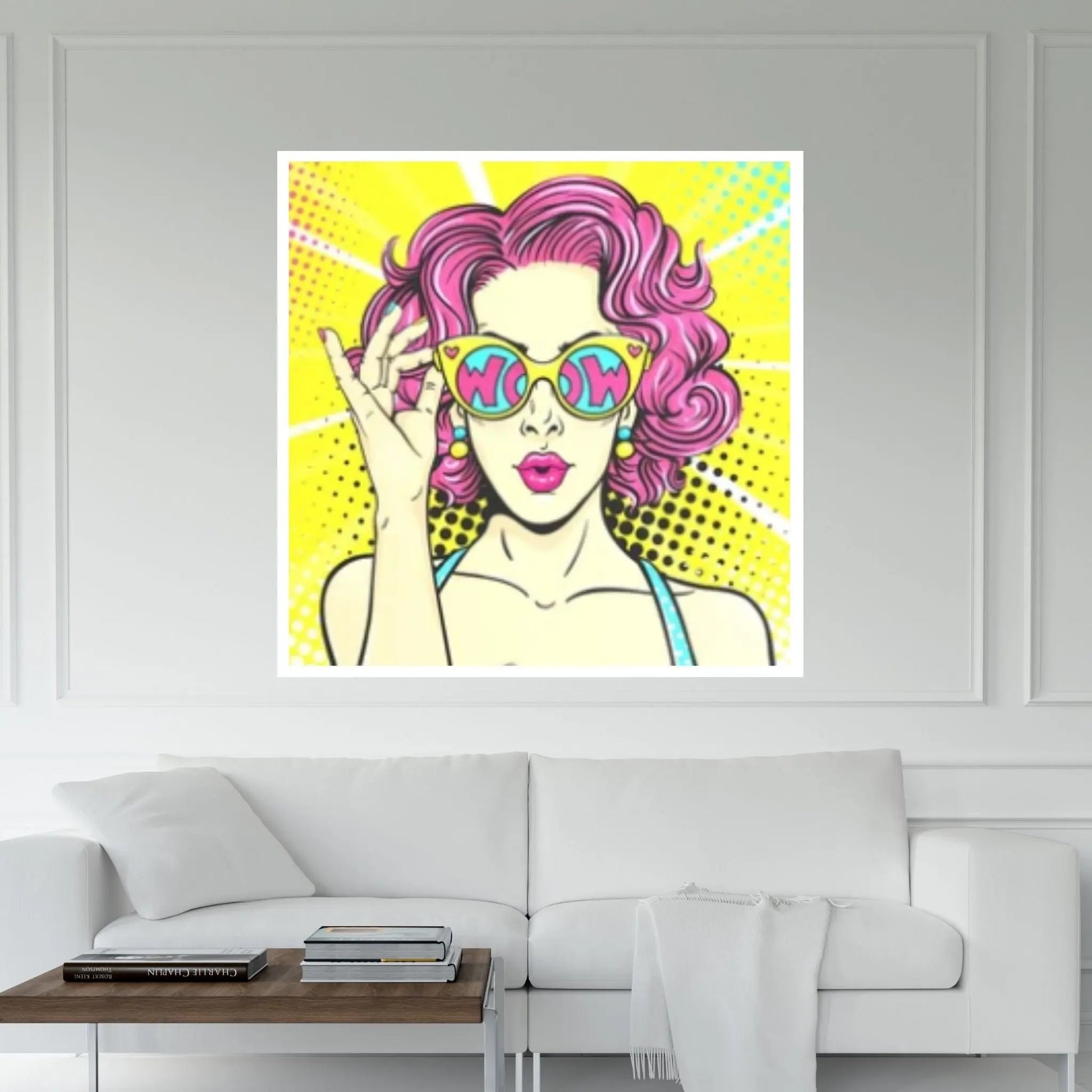 Pop Art Woman Wall Art, Comic Pop Art, Retro Comic - Y Canvas