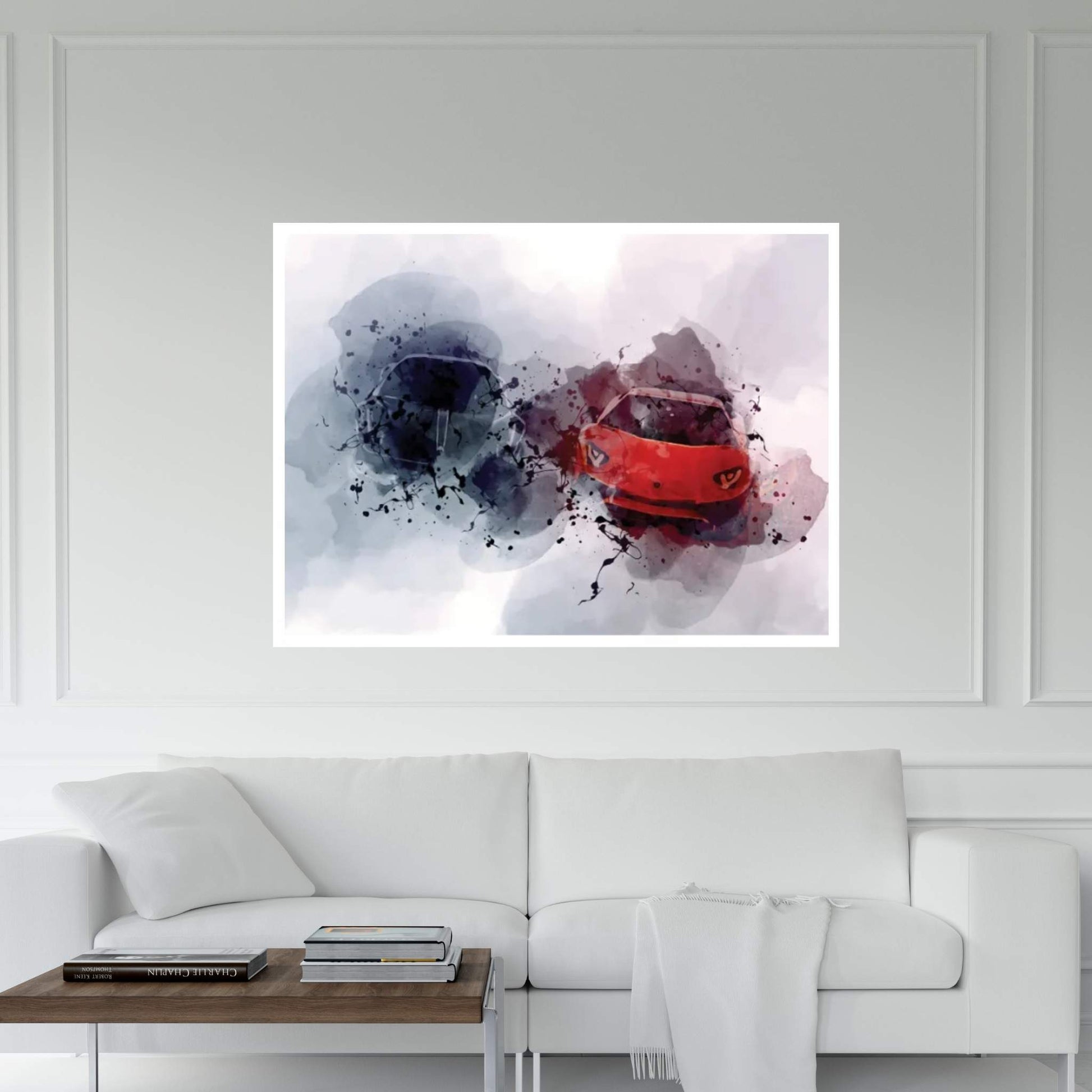 Ferrari 458 1talia Lamborghini Aventador Lp700-4 Cars Canvas Wall Art - Y Canvas