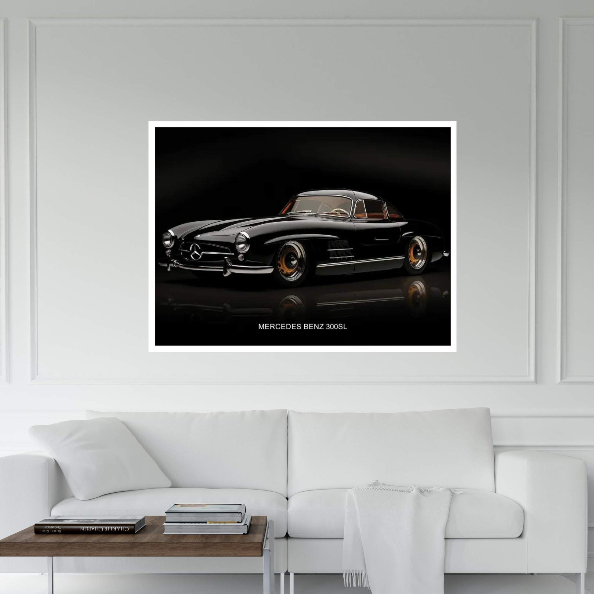 Mercedes Benz 300SL Canvas Wall Art - Y Canvas