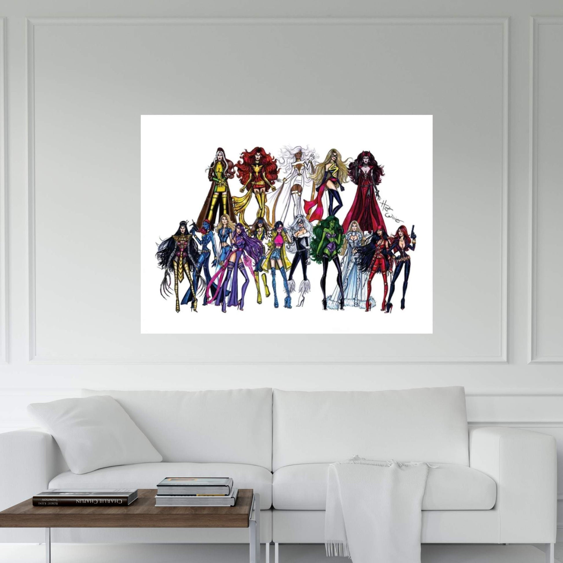 Marvel Divas Canvas Wall Art - Y Canvas