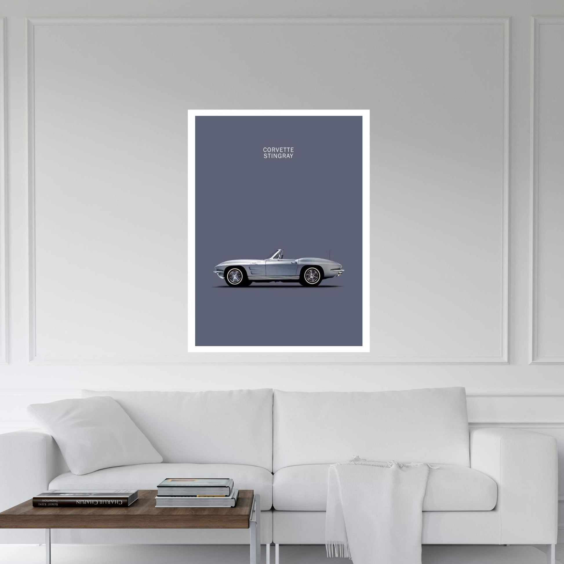 1965 Chevrolet Corvette Stingray Canvas Wall Art - Y Canvas