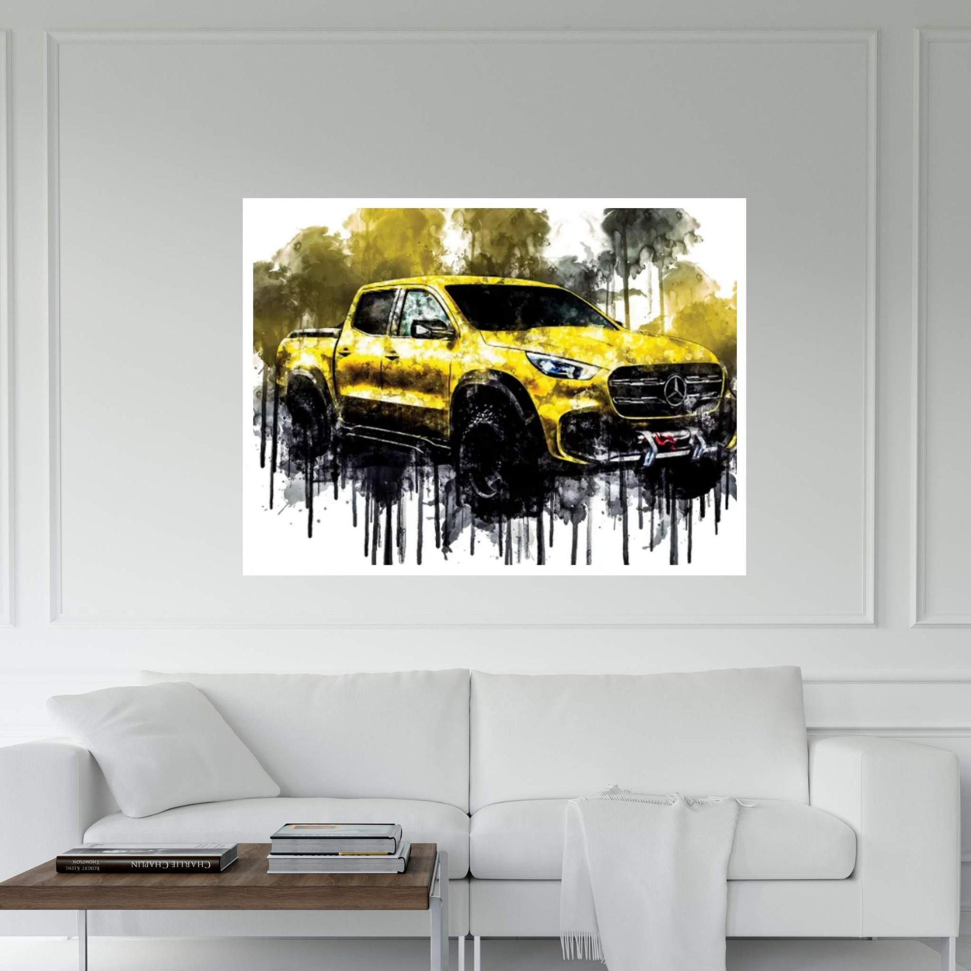 2017 Mercedes Benz Concept X Class Adventurer Pickup Vehicle CCIV Canvas Wall Art - Y Canvas