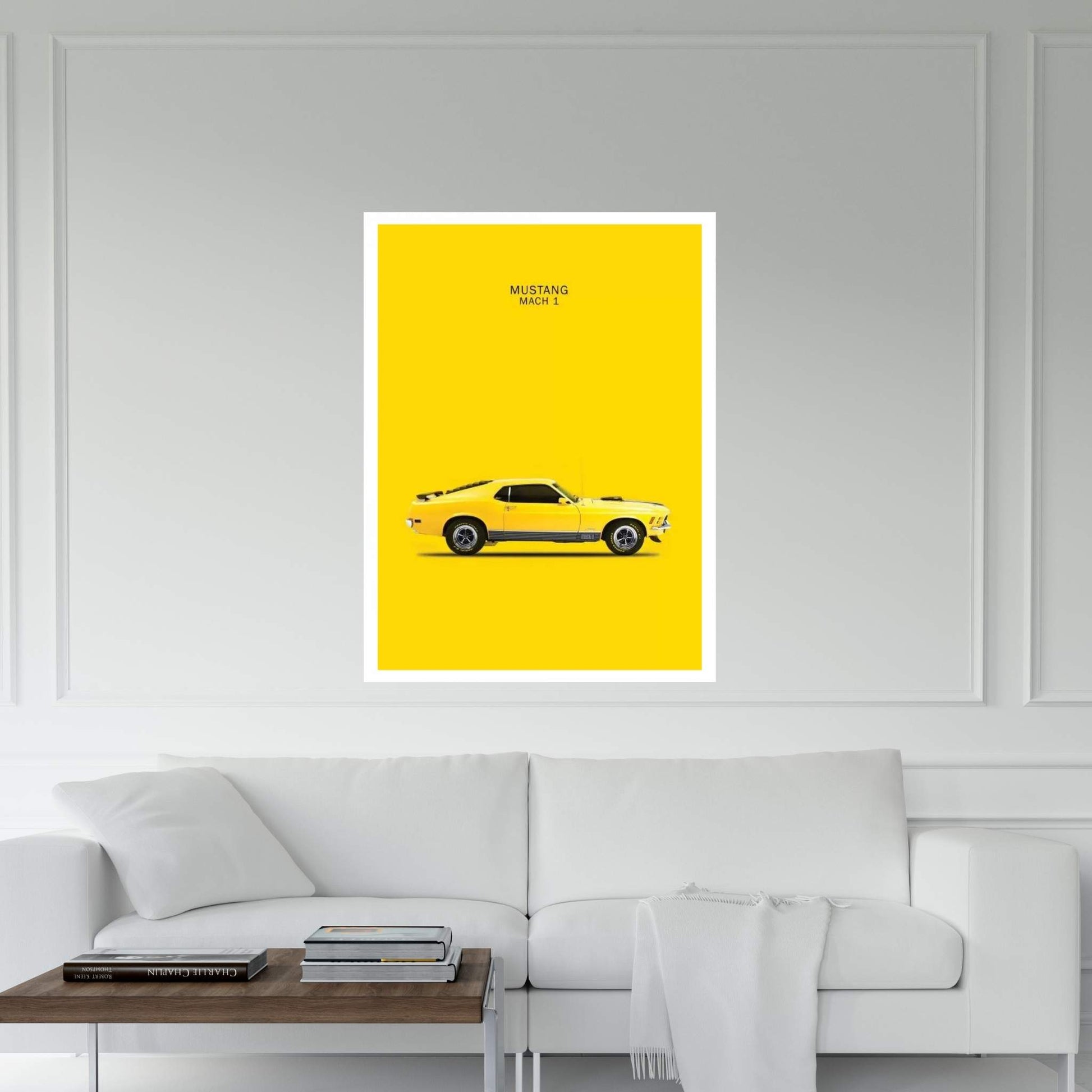 1970 Ford Mustang Mach 1 Canvas Wall Art - Y Canvas