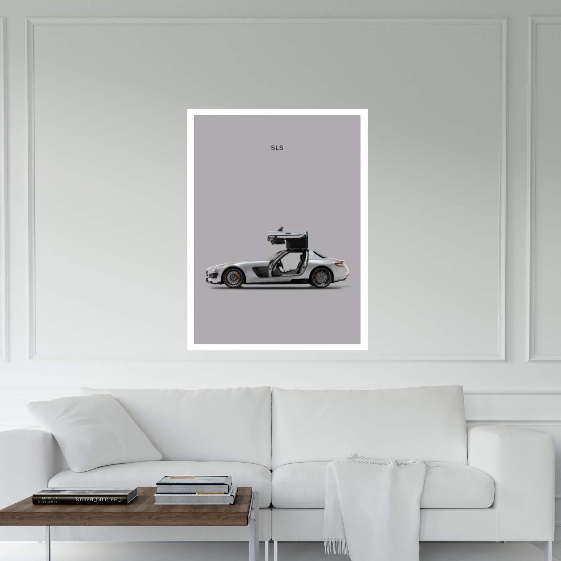 Mercedes-Benz SLS AMG Canvas Wall Art - Y Canvas