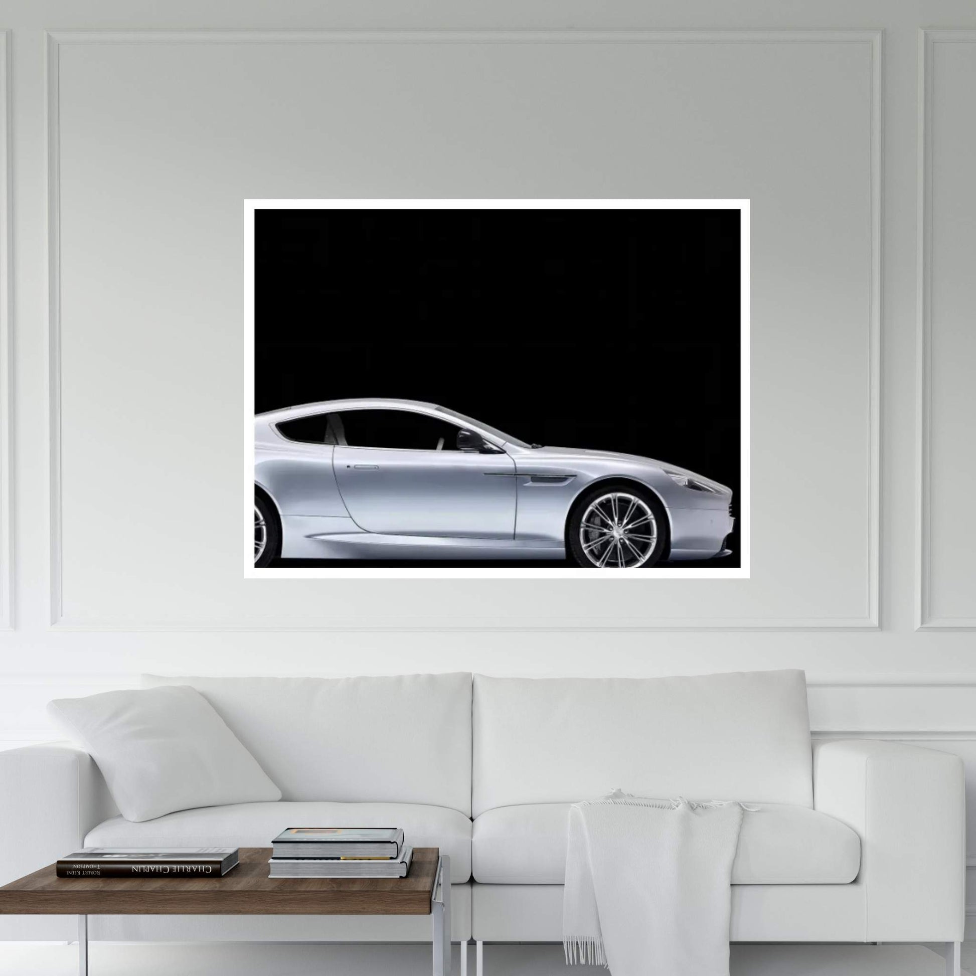 Aston-Martin DB9 Canvas Wall Art - Y Canvas