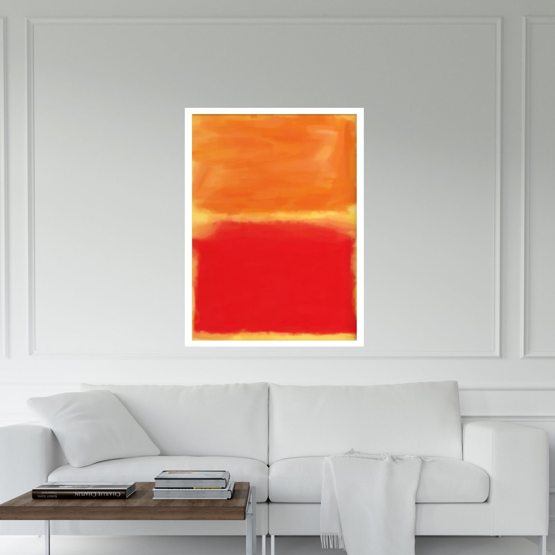 Mark Rothko Exhibition Canvas Wall Art Poster, Minimalist Decor - Y Canvas