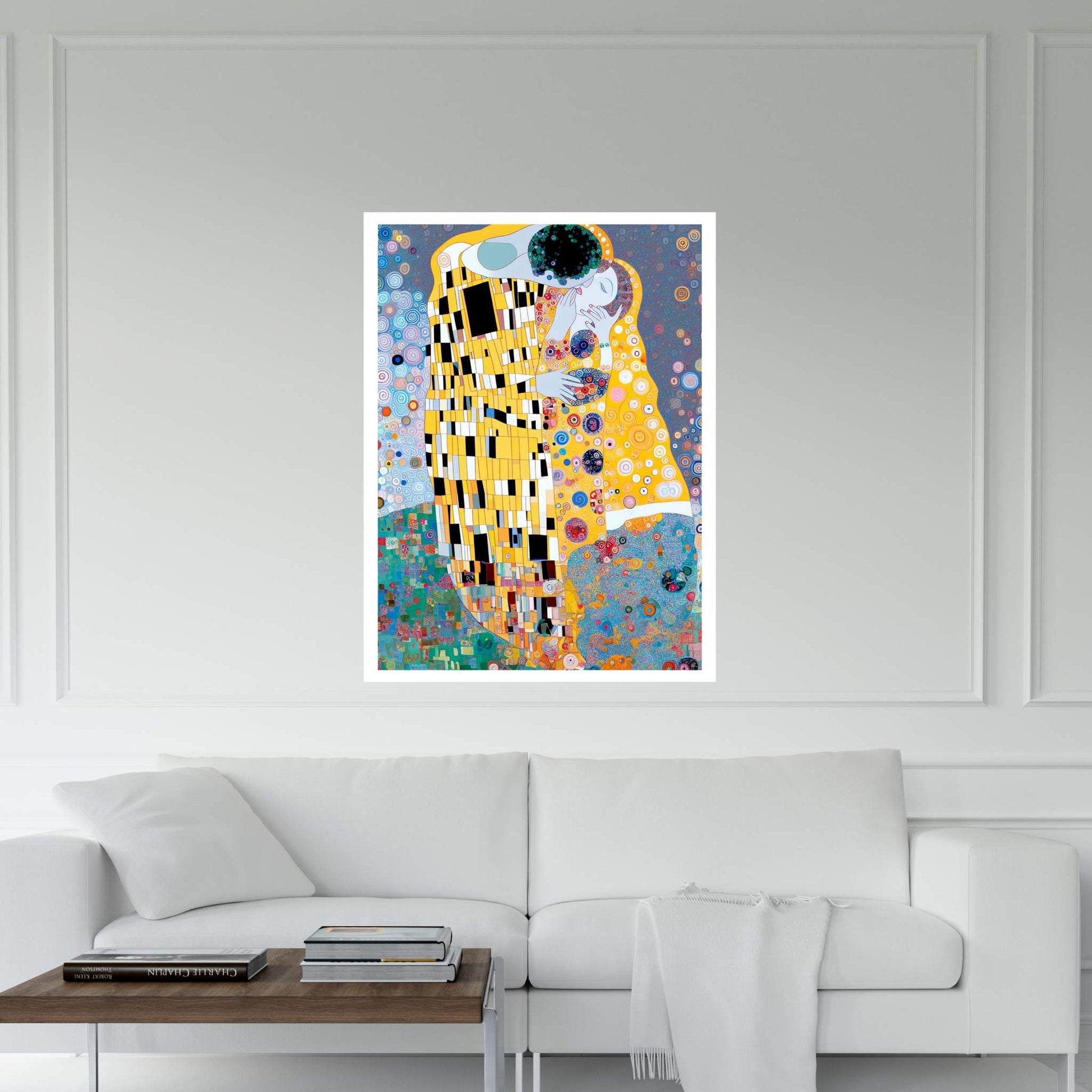 Gustav Klimt The Kiss Canvas Wall Art - Affordable Reproduction - Y Canvas