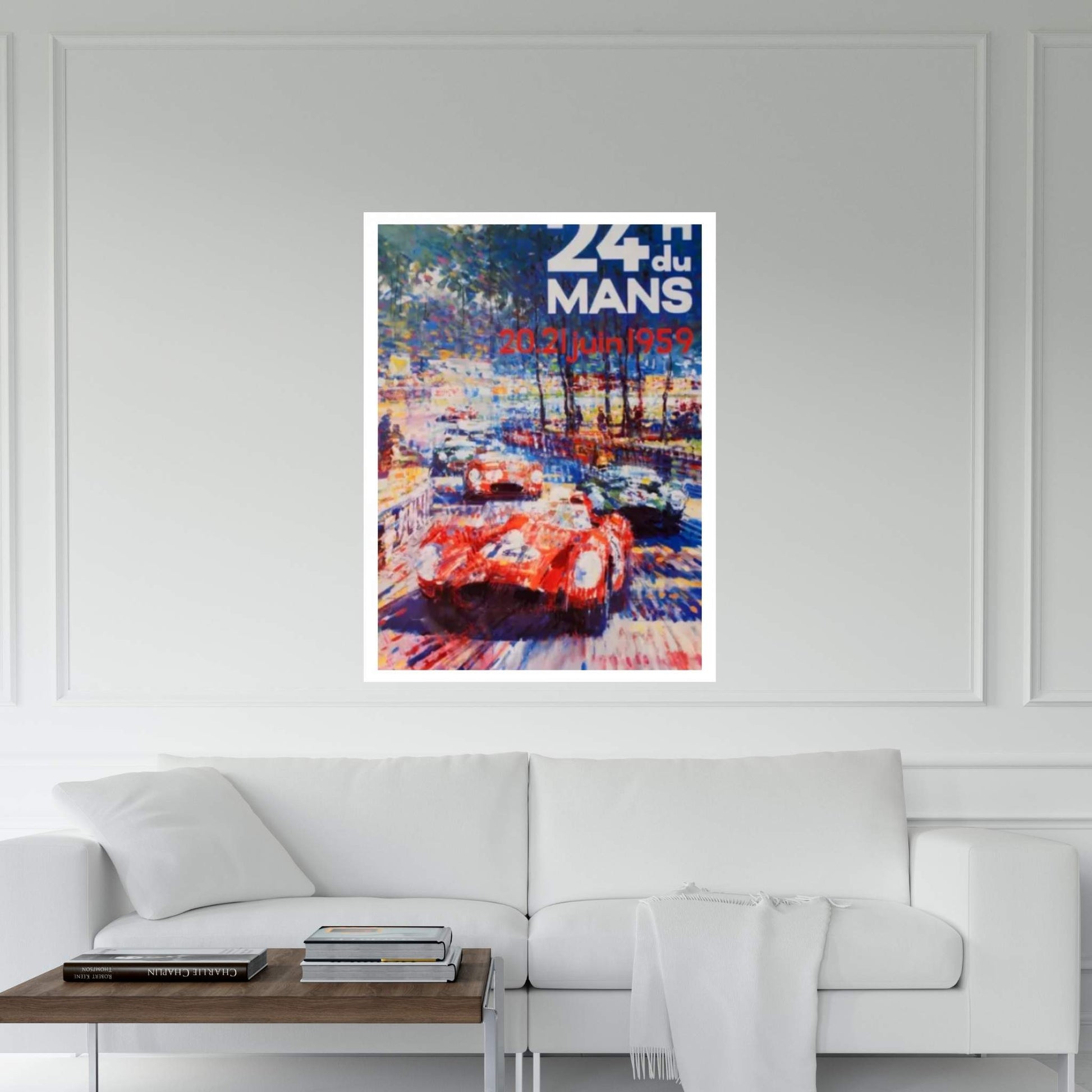 24 Heures du Mans II Canvas Wall Art - Y Canvas