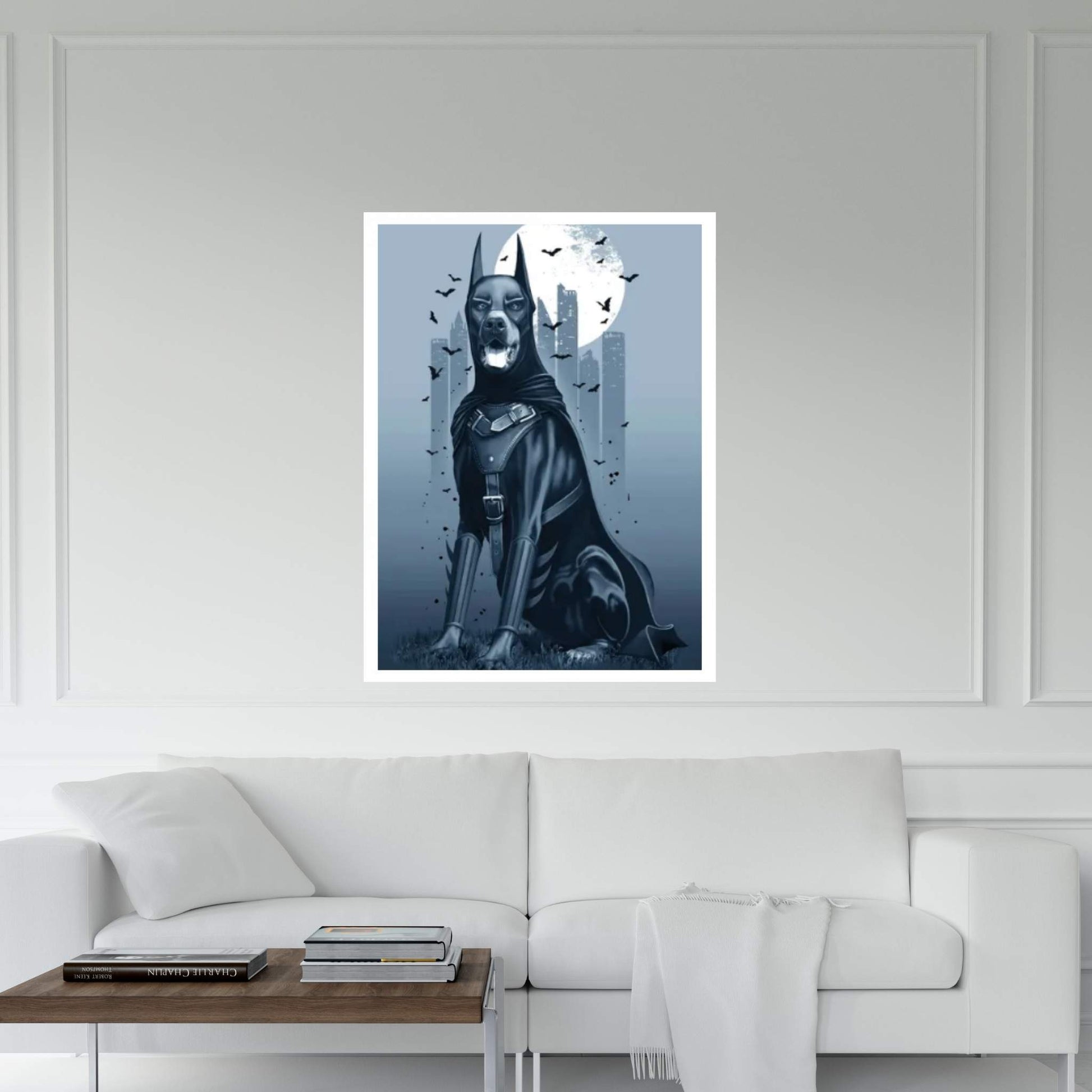 Doberman Canvas Wall Art - Y Canvas