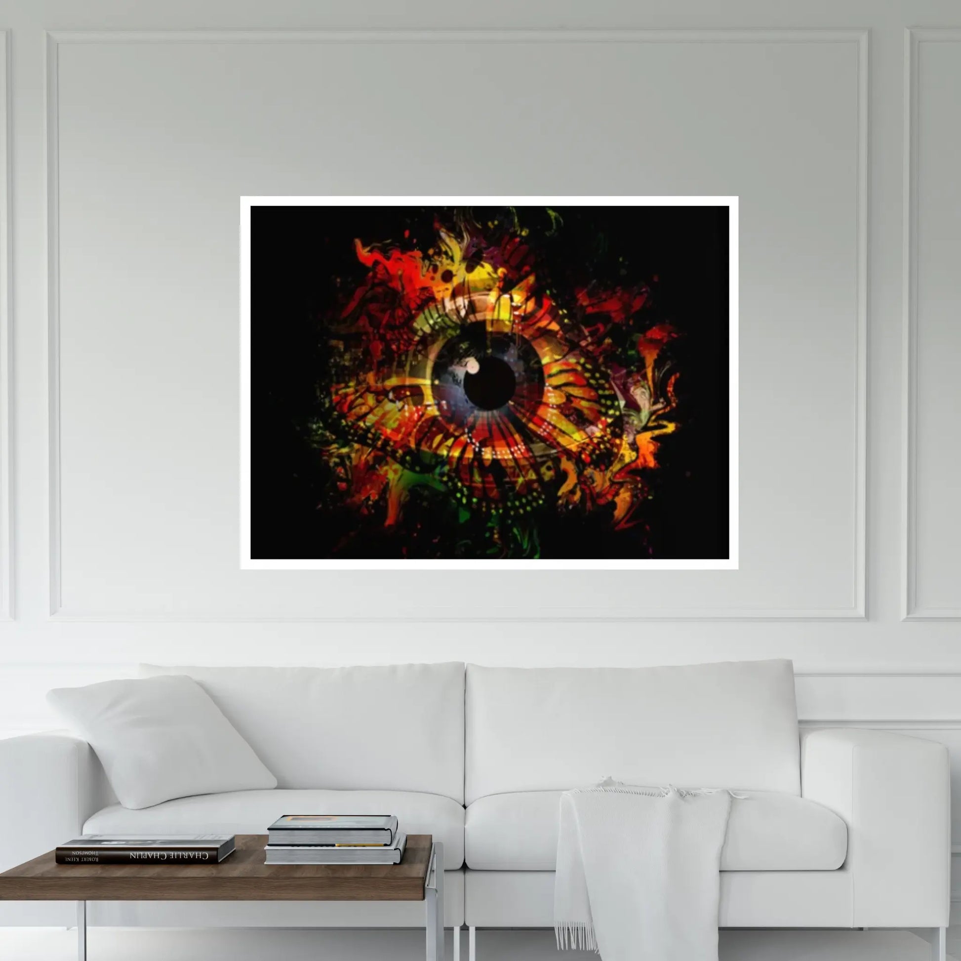 The Eye Abstract Printing Wall Art print Canvas Wall Art Poster - Y Canvas