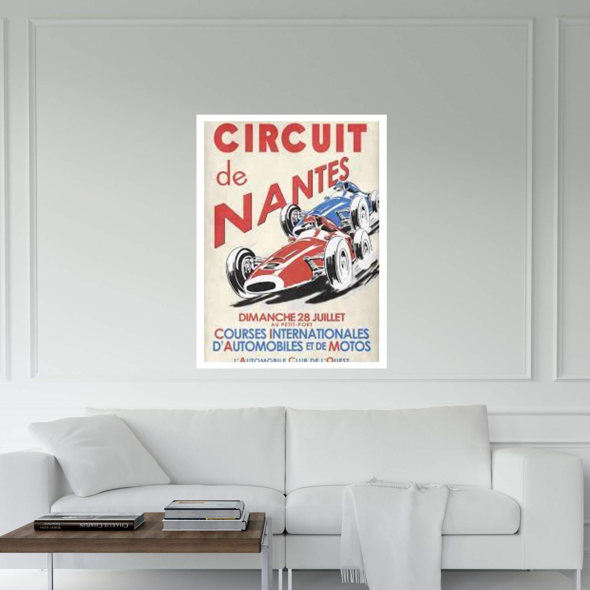 Circuit De Nantes 1946 Canvas Wall Art - Y Canvas