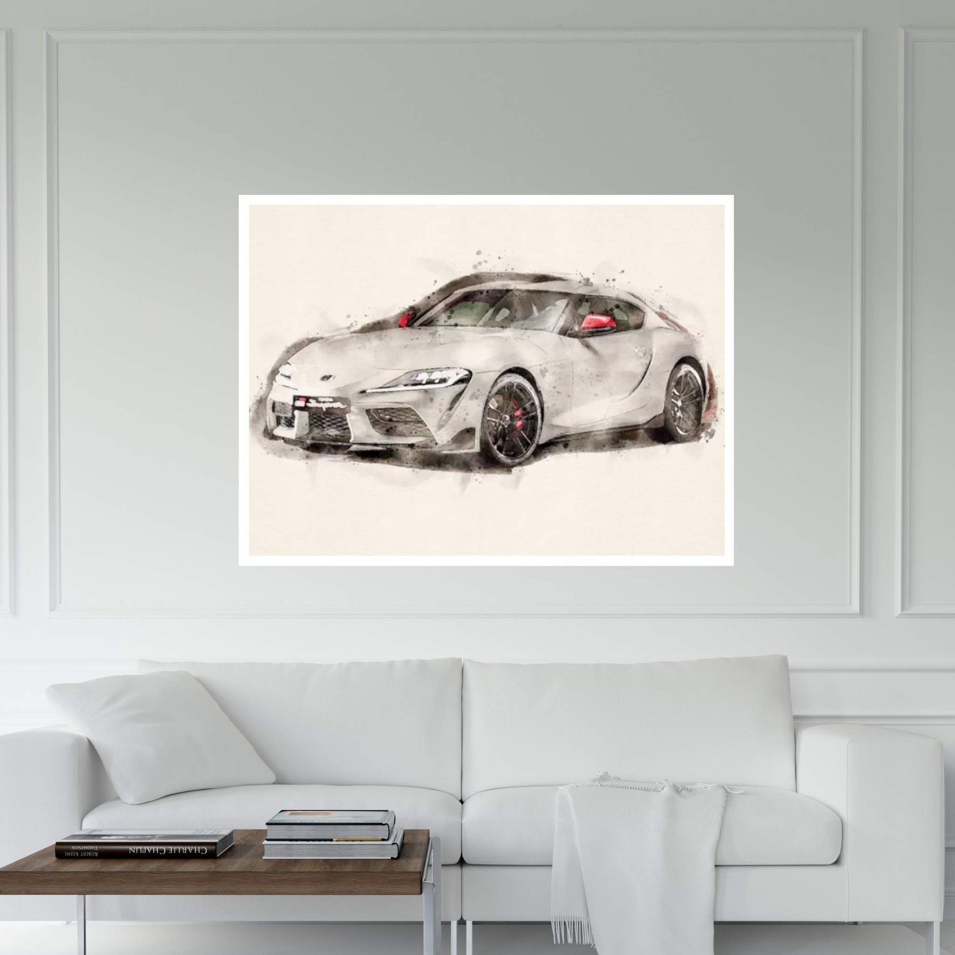 Toyota Supra-GR V II Canvas Wall Art - Y Canvas