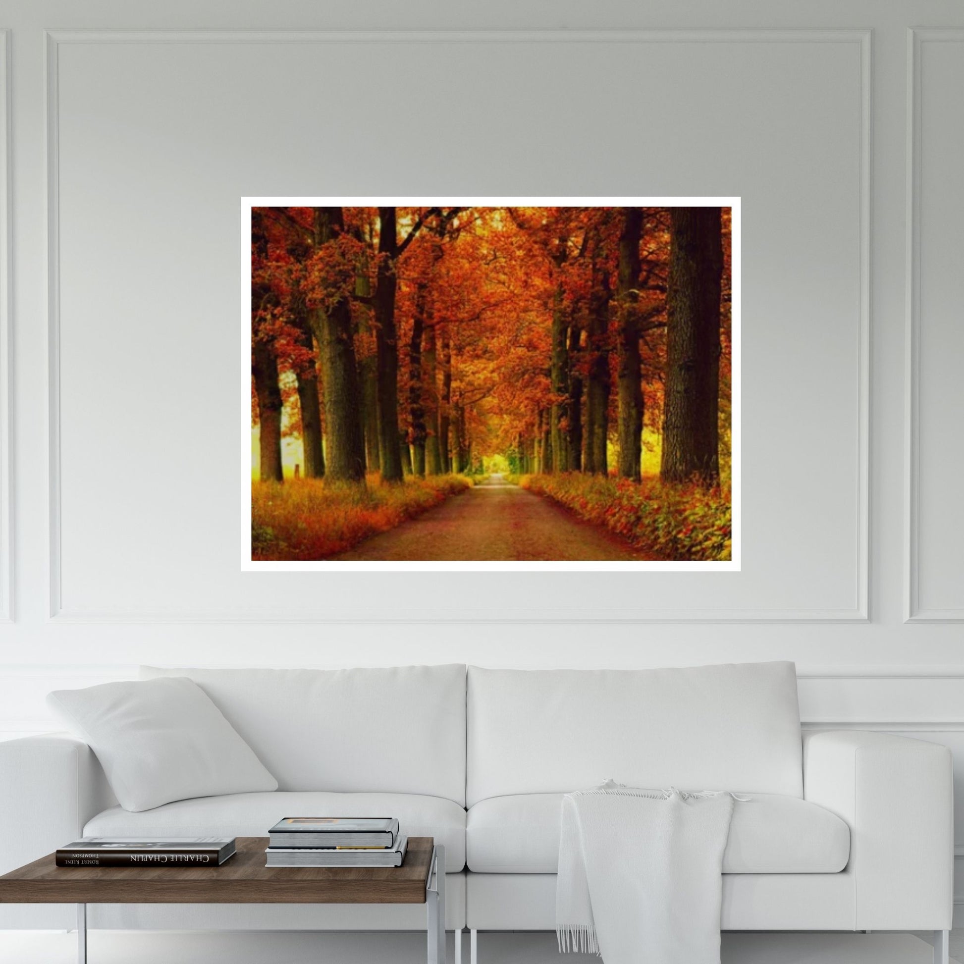 Autumn Leaves Canvas Wall Art, Canvas Wall Art Poster - Y Canvas