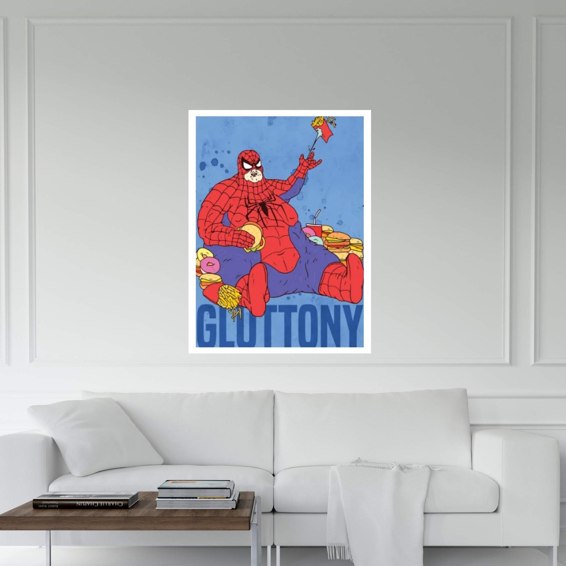 Gluttony Canvas Wall Art - Y Canvas