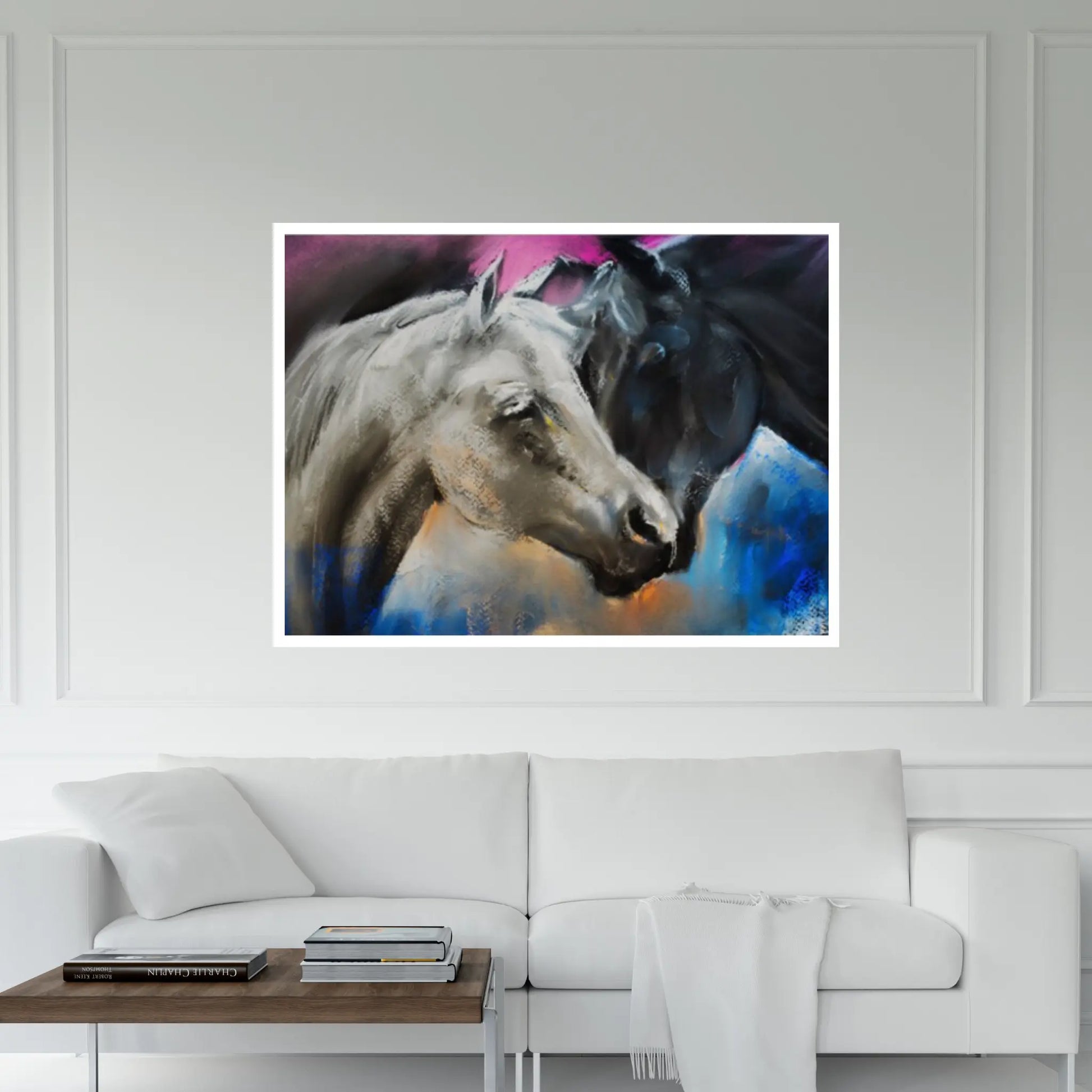 Abstract Horses Canvas WAll Art Home Decor - Y Canvas