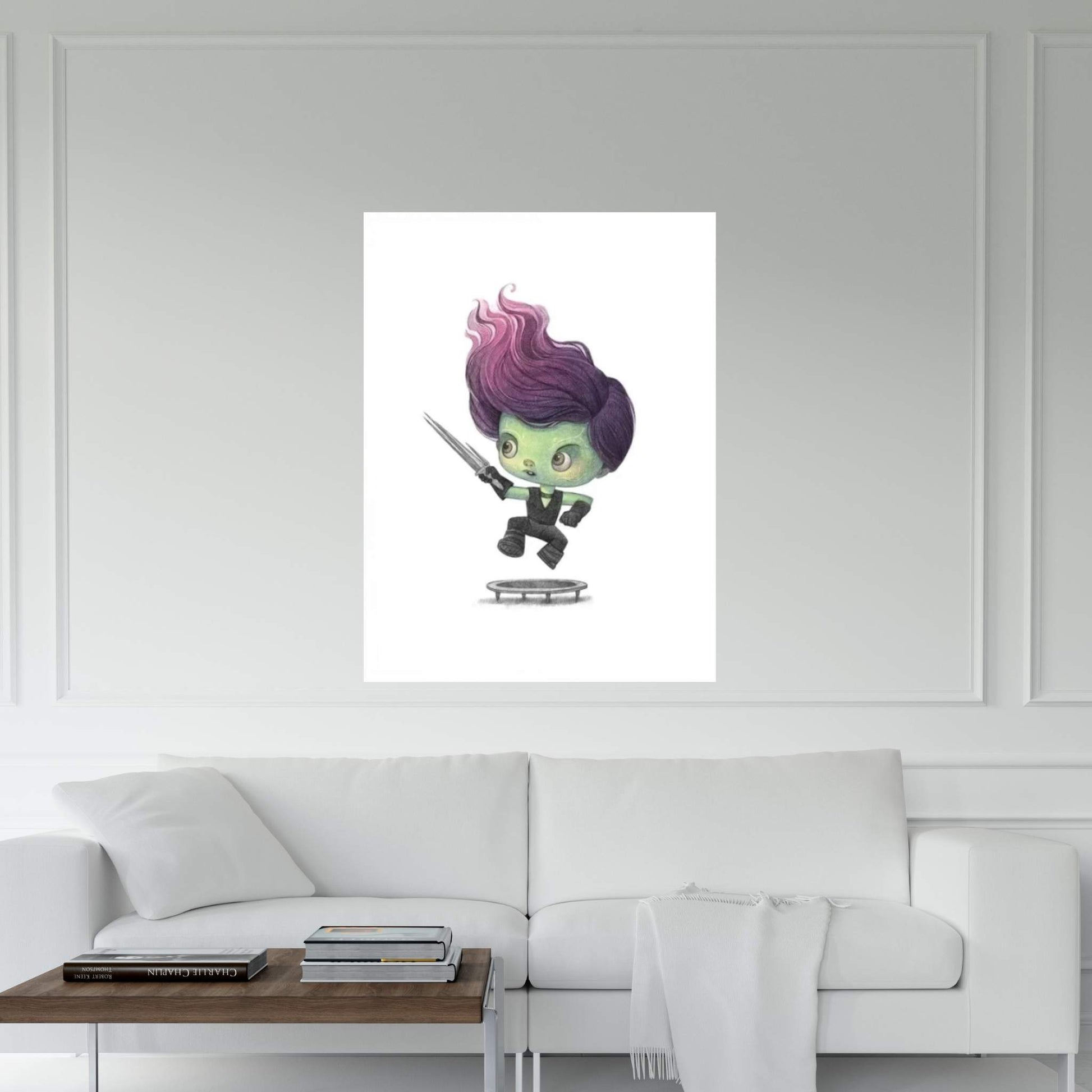 Baby Gamora Canvas Wall Art - Y Canvas