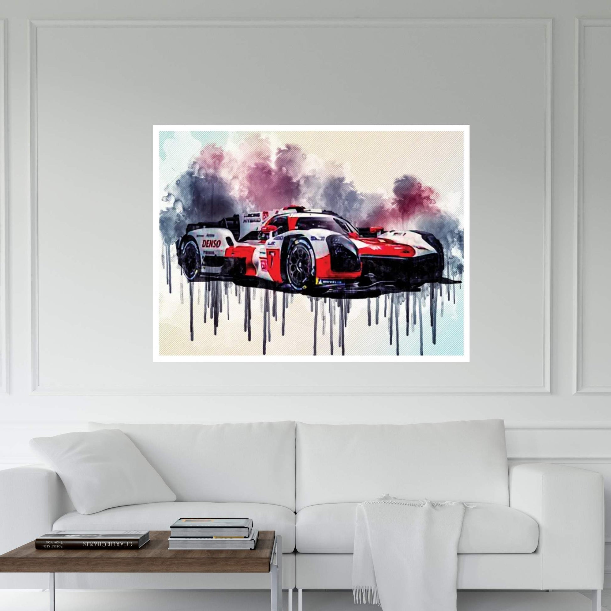 Toyota Gr010 Hybrid 2021 Le Mans Hypercar Lmh Race Cars Gazoo Racing Japanese Sports Cars Canvas Wall Art - Y Canvas