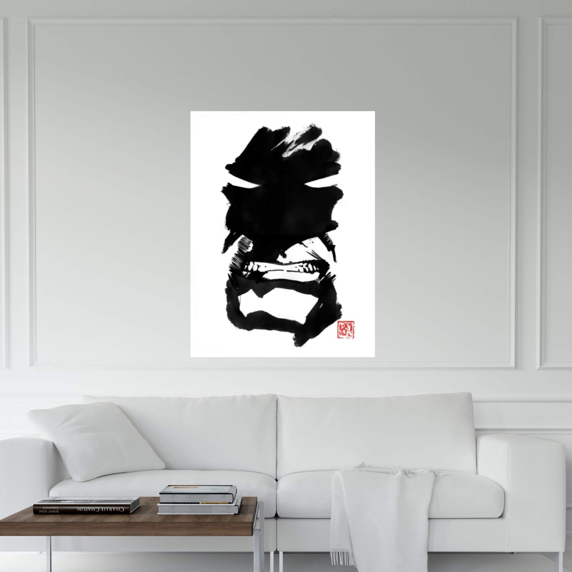 Batman Pas Content Canvas Wall Art - Y Canvas