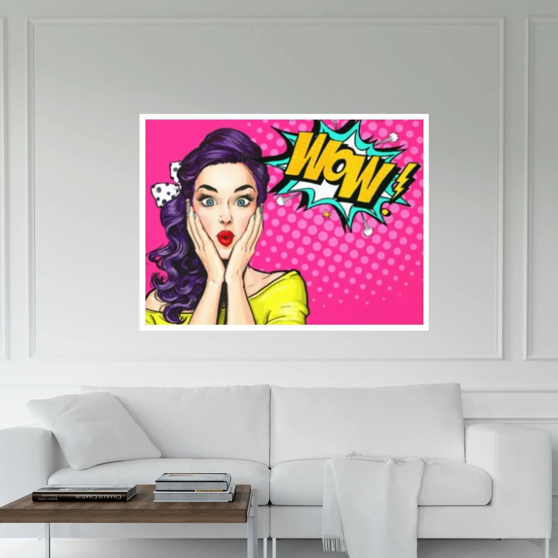 Pop Art Woman Wall Art, Comic Pop Art, Retro Comic - Y Canvas