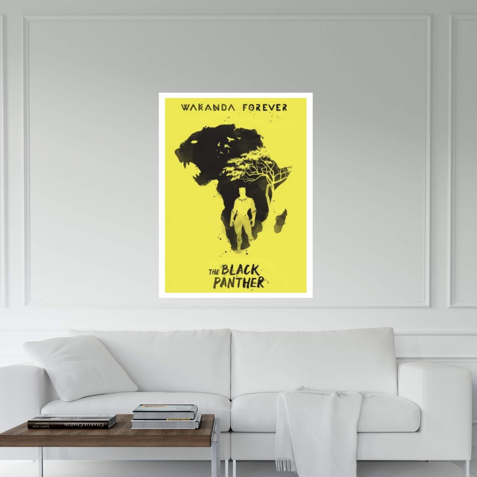 Wakanda Forever Art Canvas Wall Art - Y Canvas