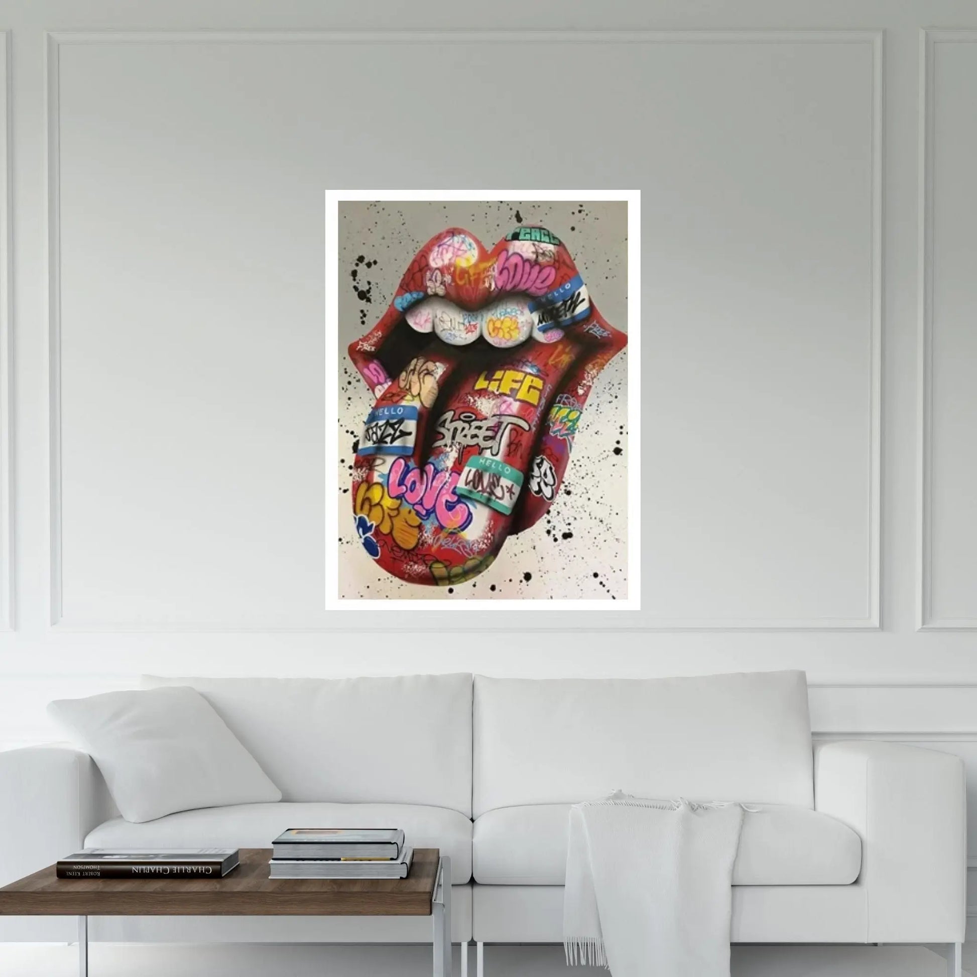 Street Graffiti Kissing Canvas Wall Art Print Painting Posters And Prints Abstract Picture Wall Art Banksy Wall Art - Y Canvas