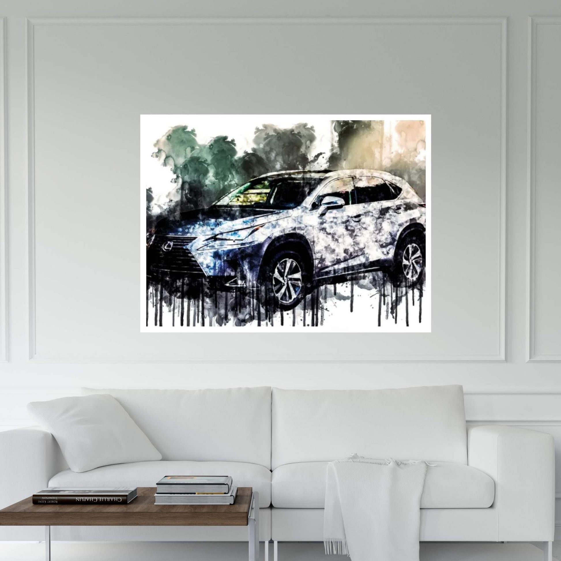 2017 Lexus NX 300h Canvas Wall Art - Y Canvas