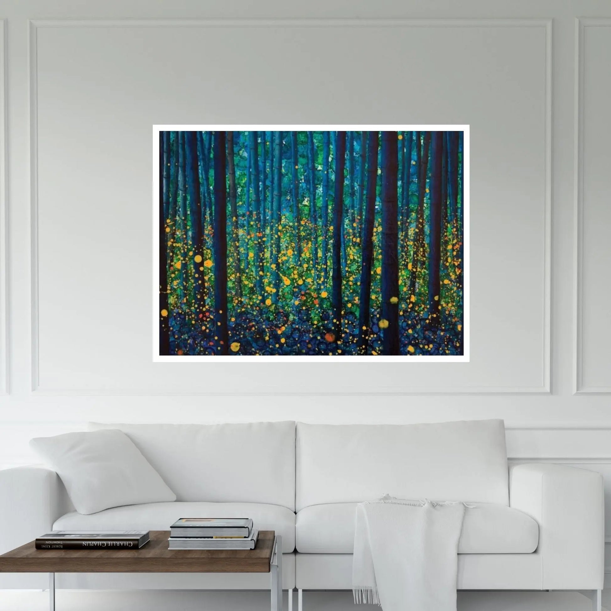 Fireflies Canvas Wall Art - Y Canvas