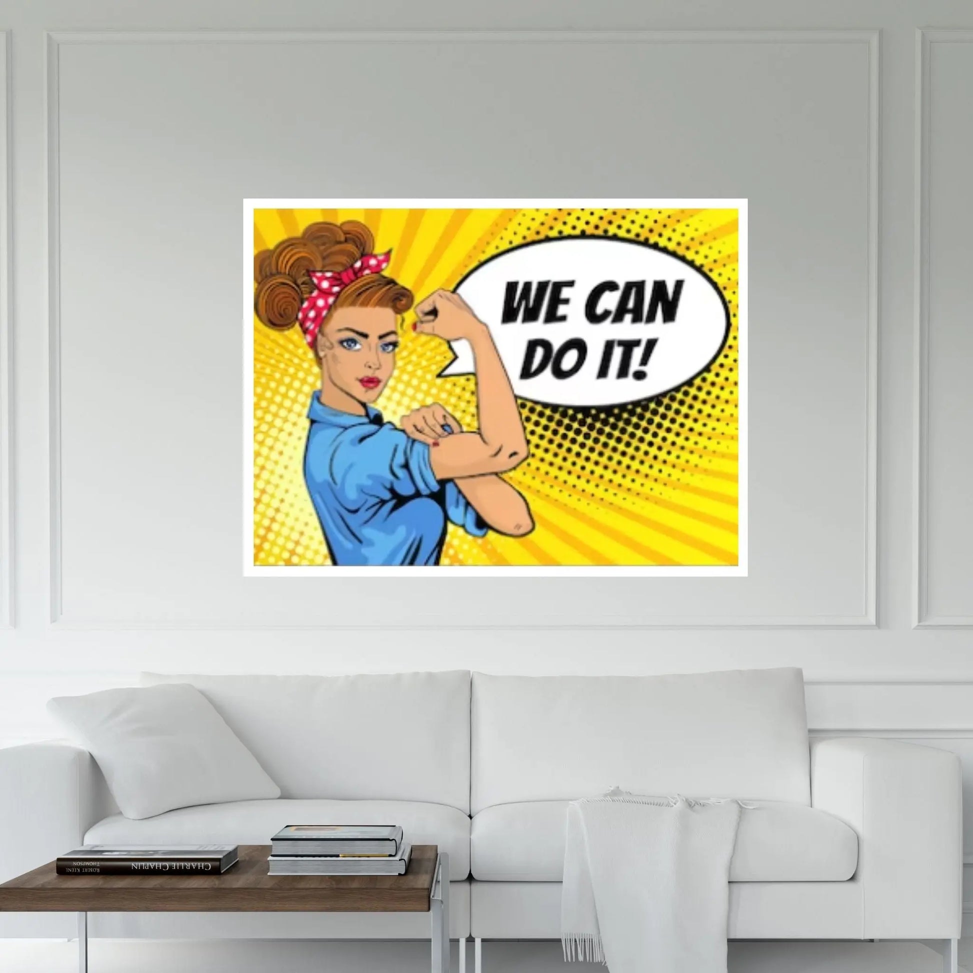 Pop Art Woman Wall Art, Comic Pop Art, Retro Comic - Y Canvas