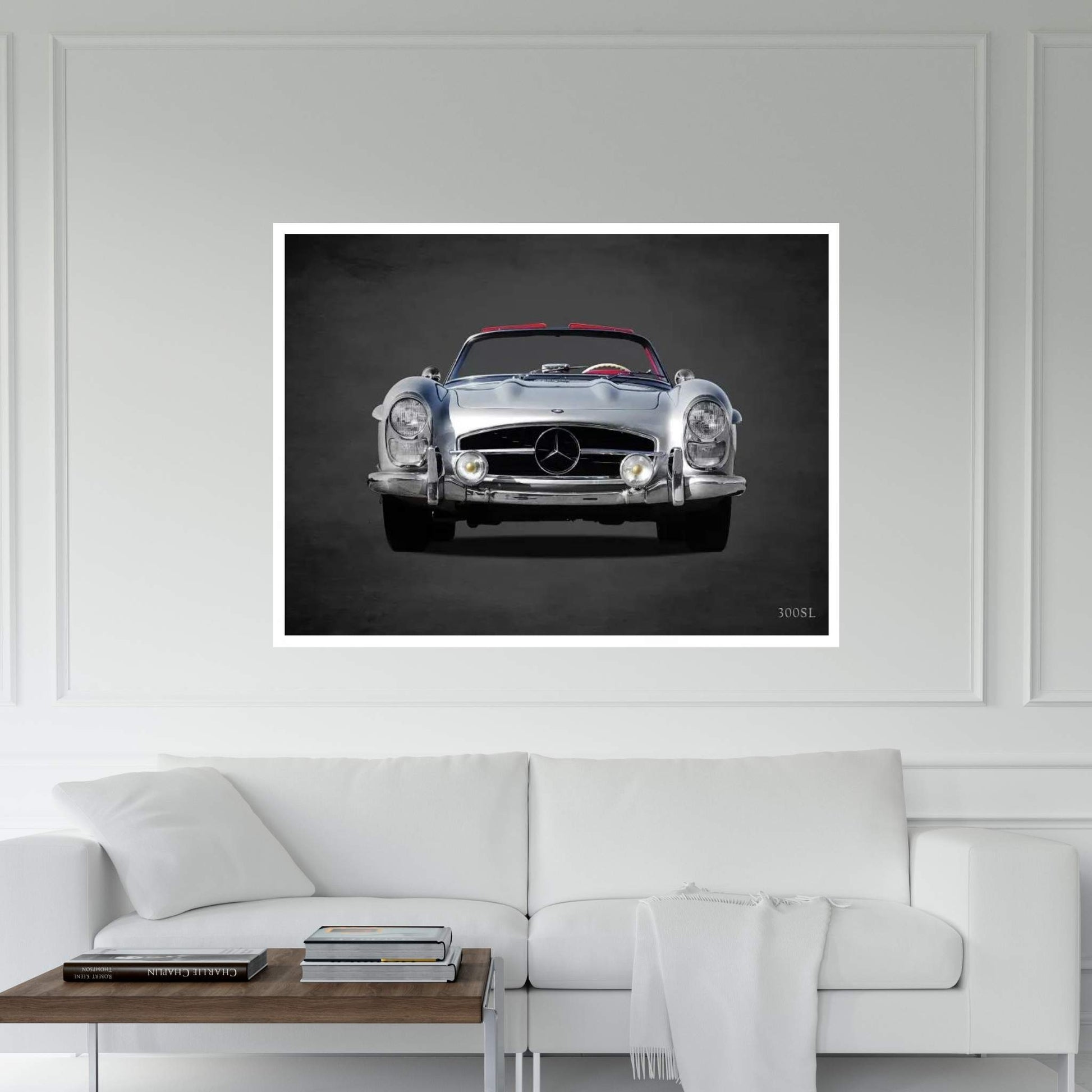 1958 Mercedes Benz 300SL Canvas Wall Art - Y Canvas