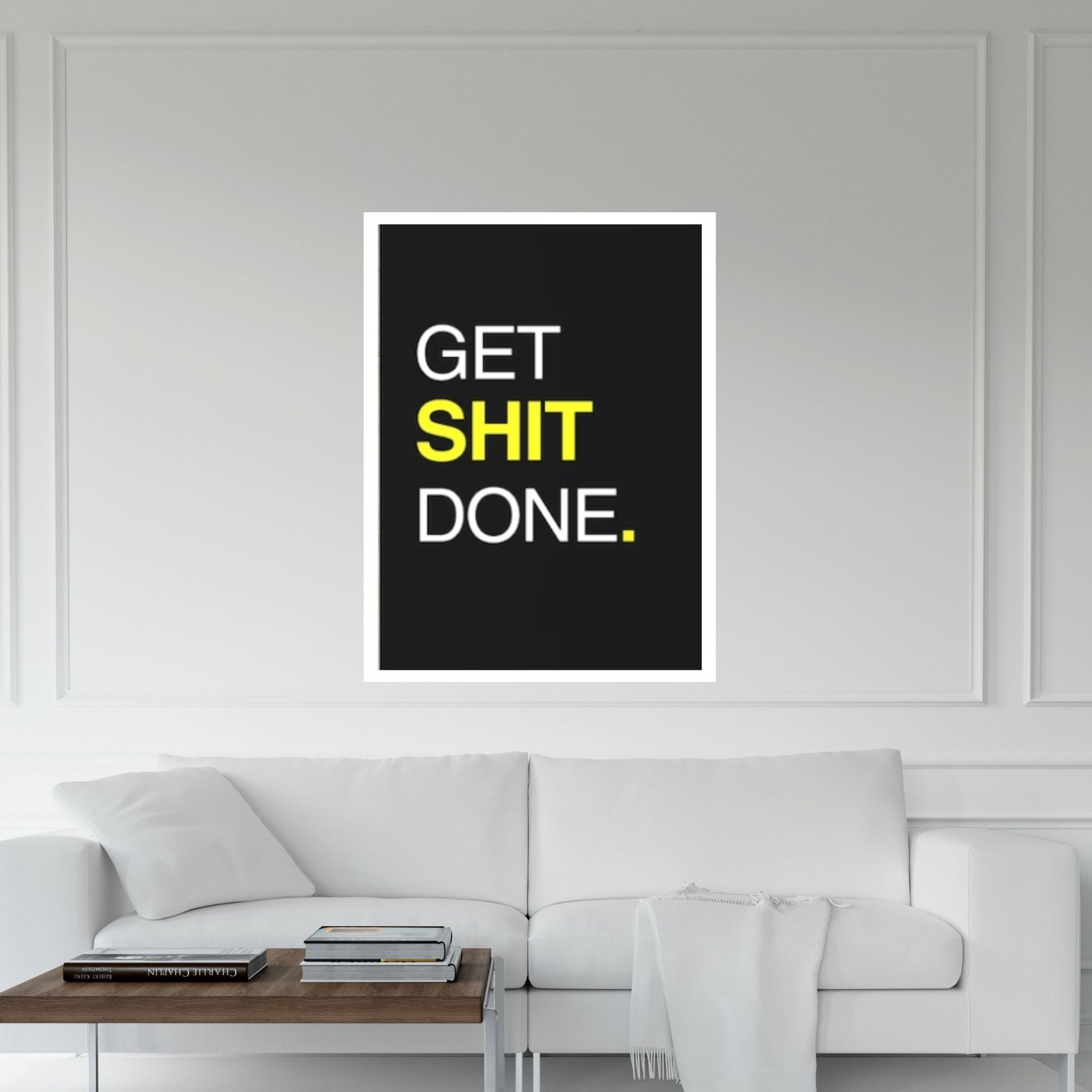 Motivational Phrases Poster Office Canvas Wall Art, Inspiring Words Wall Art, No Pain No Gain Prints - Y Canvas