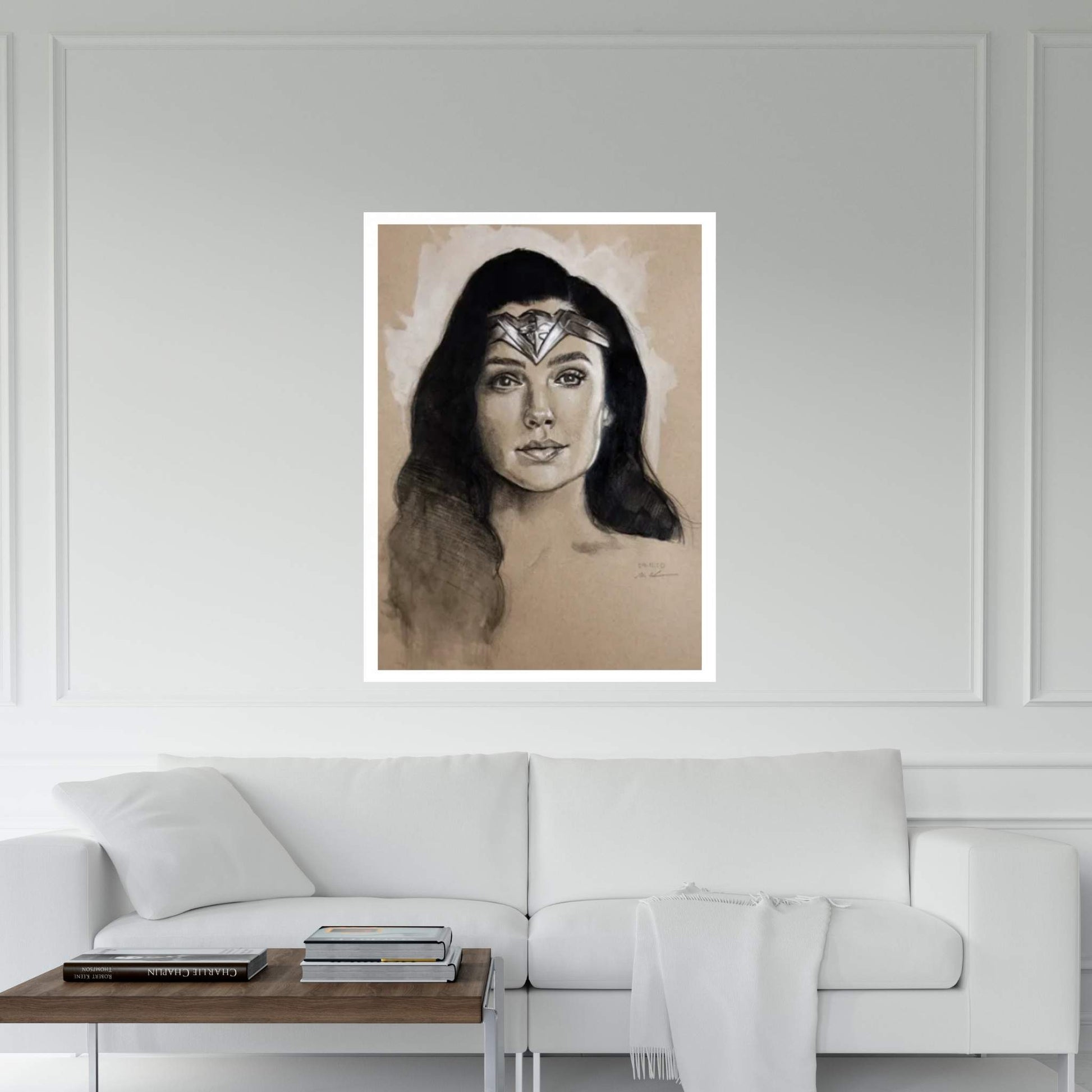 Gal Gadot Canvas Wall Art - Y Canvas