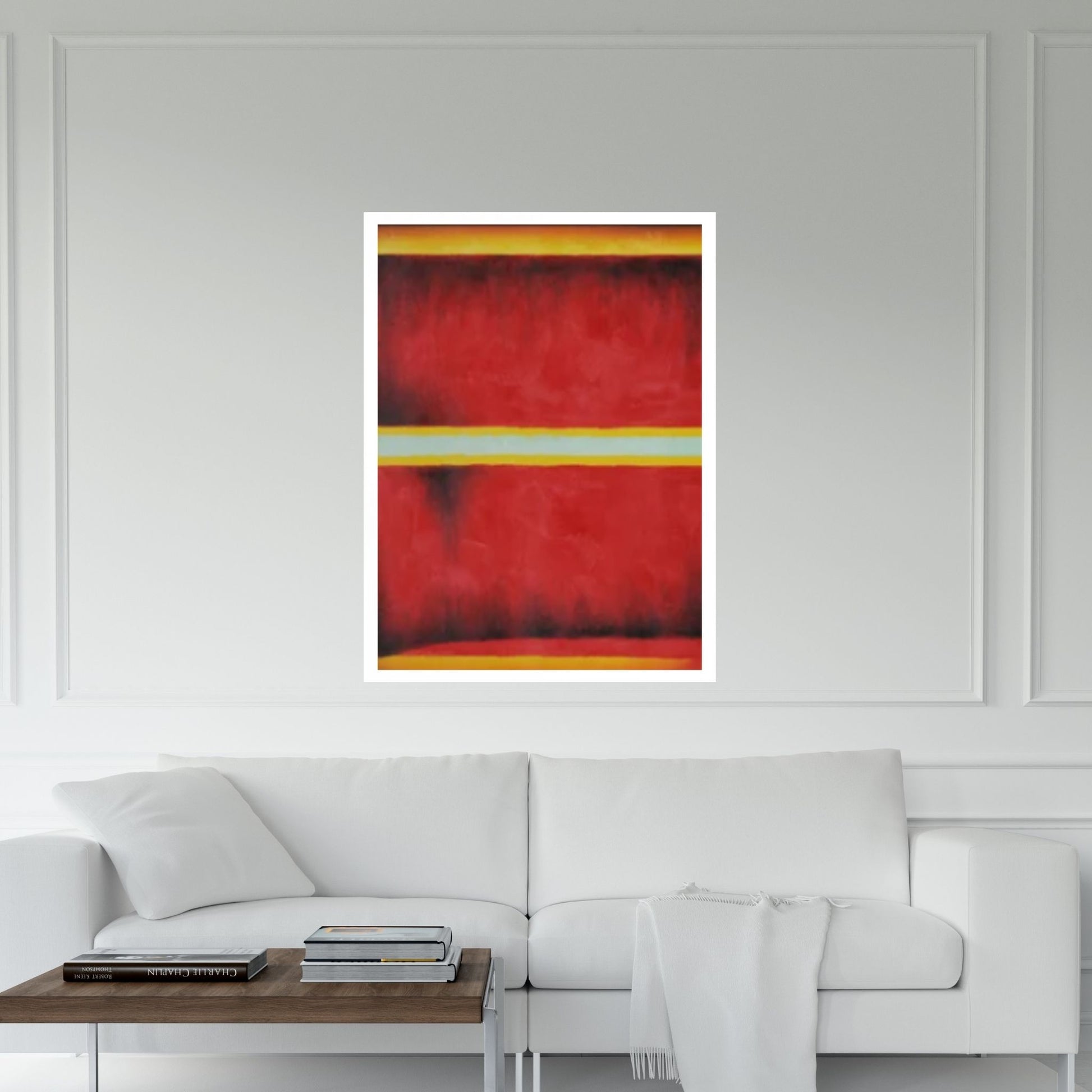 Mark Rothko Frame Canvas/Poster Art Reproduction, Rothko Reproduction, Modern Art Expressionism Painting - Y Canvas