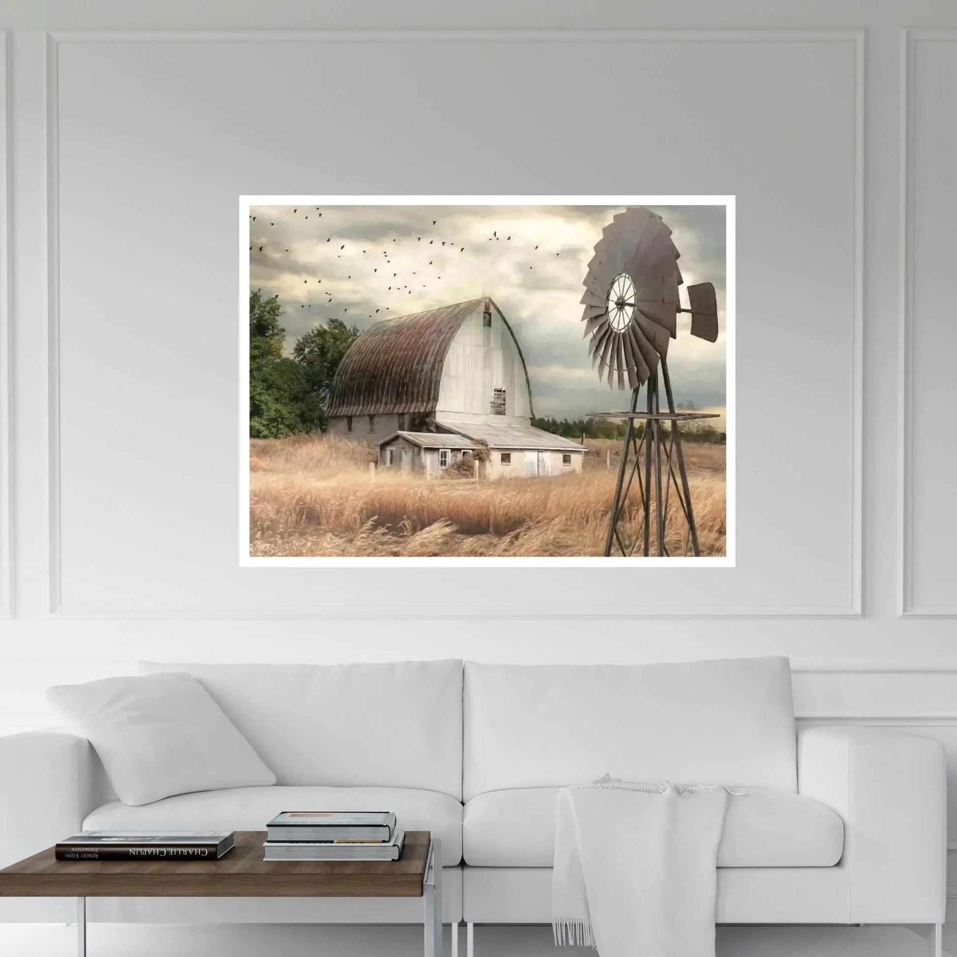 Henderson Bay Farm Canvas Wall Art - Y Canvas