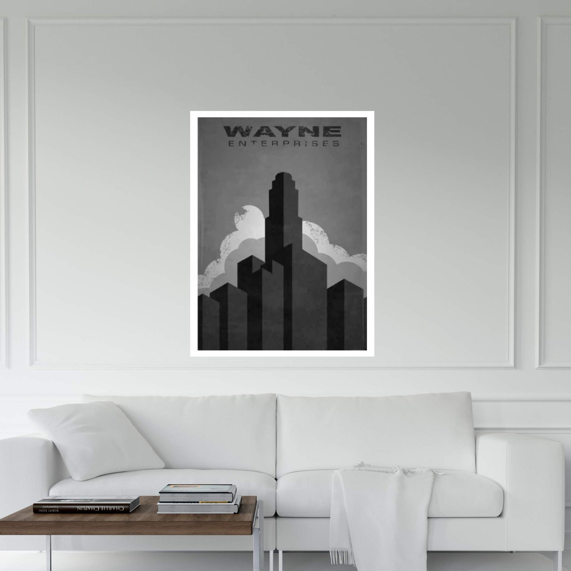 Wayne Enterprises (Batman) Canvas Wall Art - Y Canvas