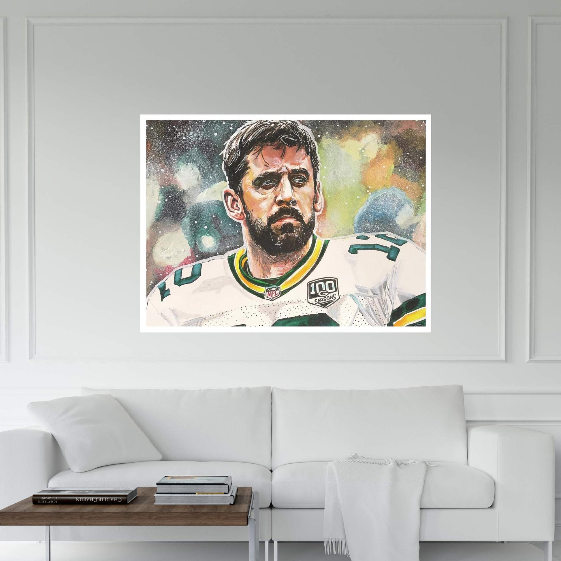 Aaron Rodgers 2019 Canvas Wall Art - Y Canvas