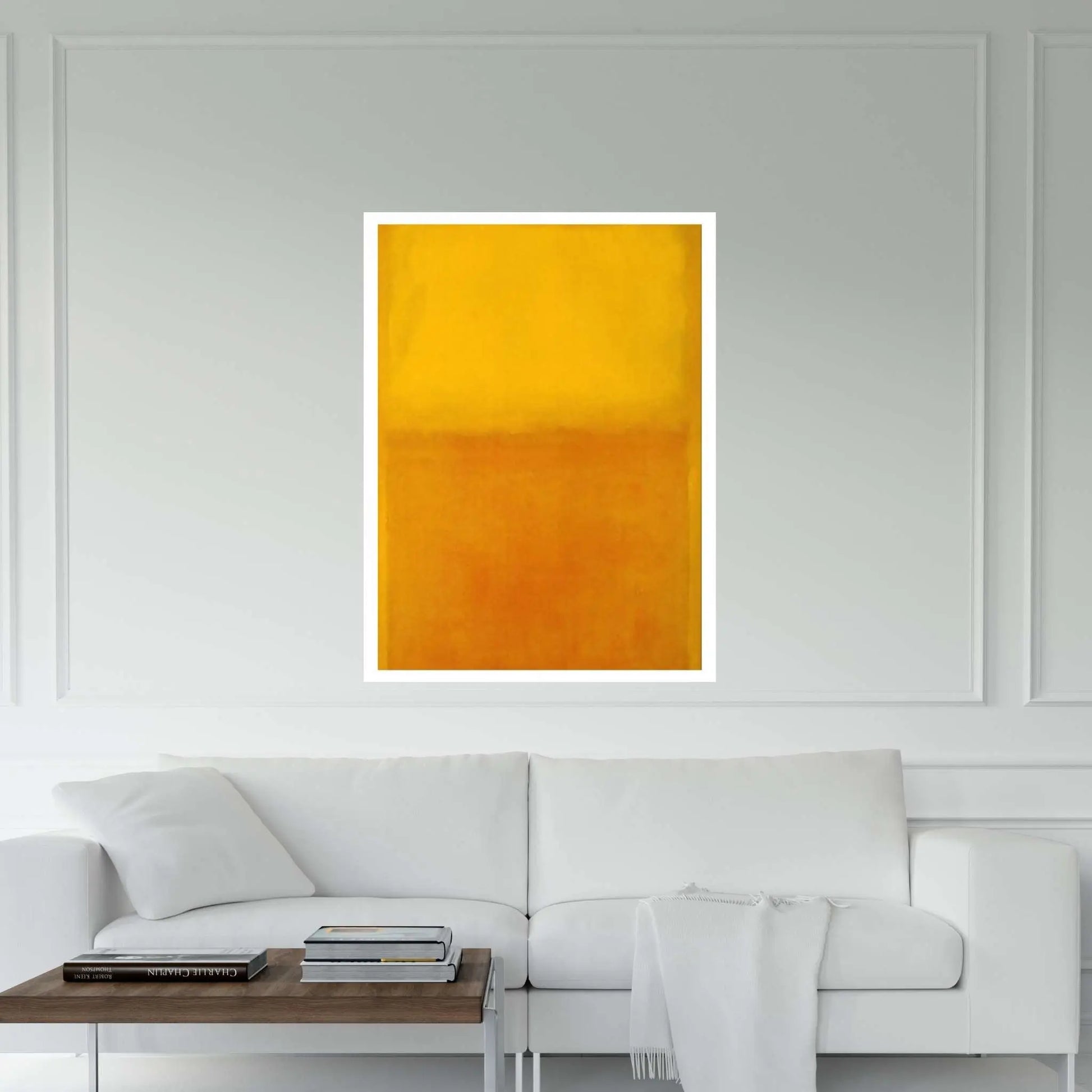 Mark Rothko Frame Canvas/Poster Art Reproduction, Rothko Reproduction - Y Canvas