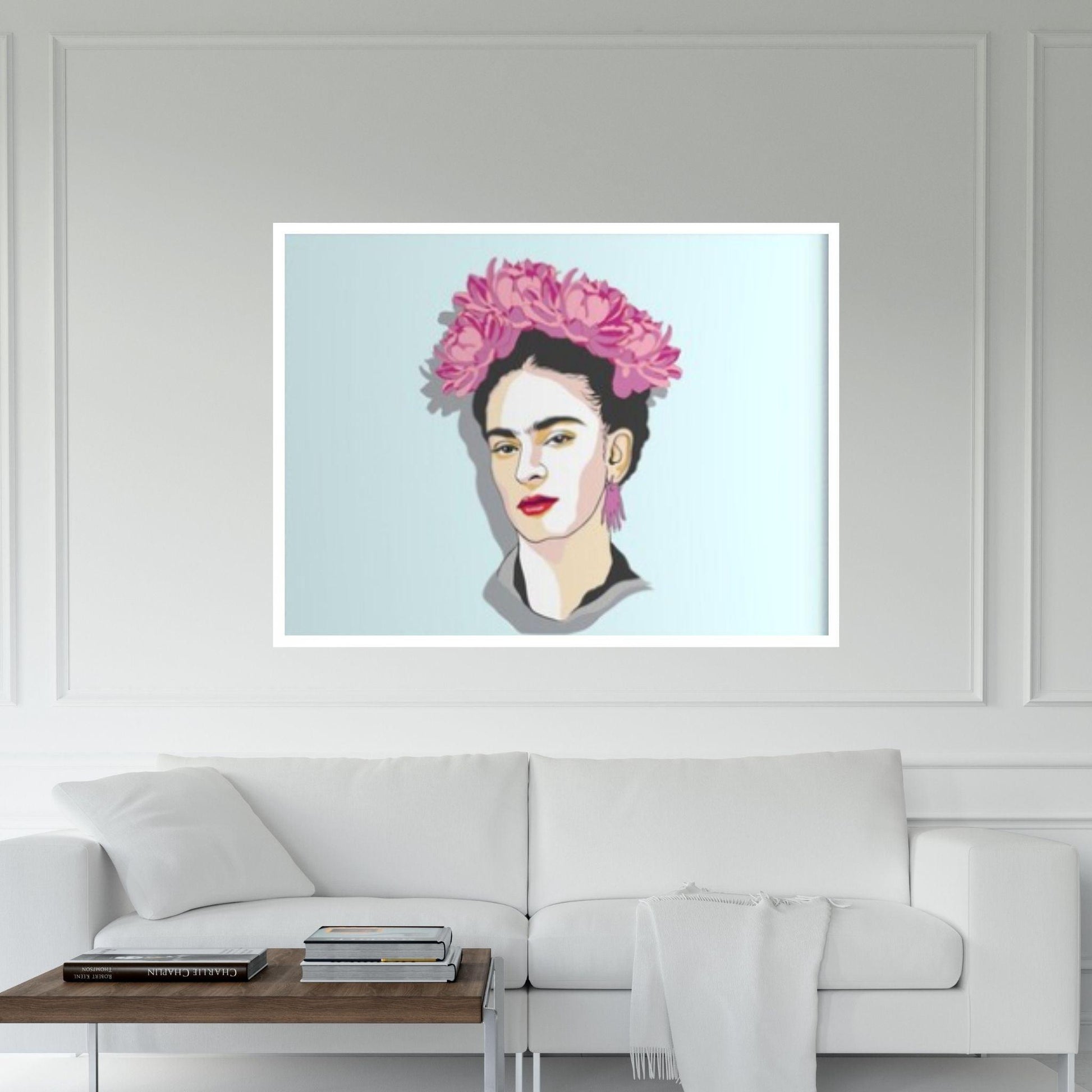 Frida Kahlo Art Canvas Frida Kahlo Wall Art, Mexican Floral Feminist Art Canvas Printed Picture - Y Canvas