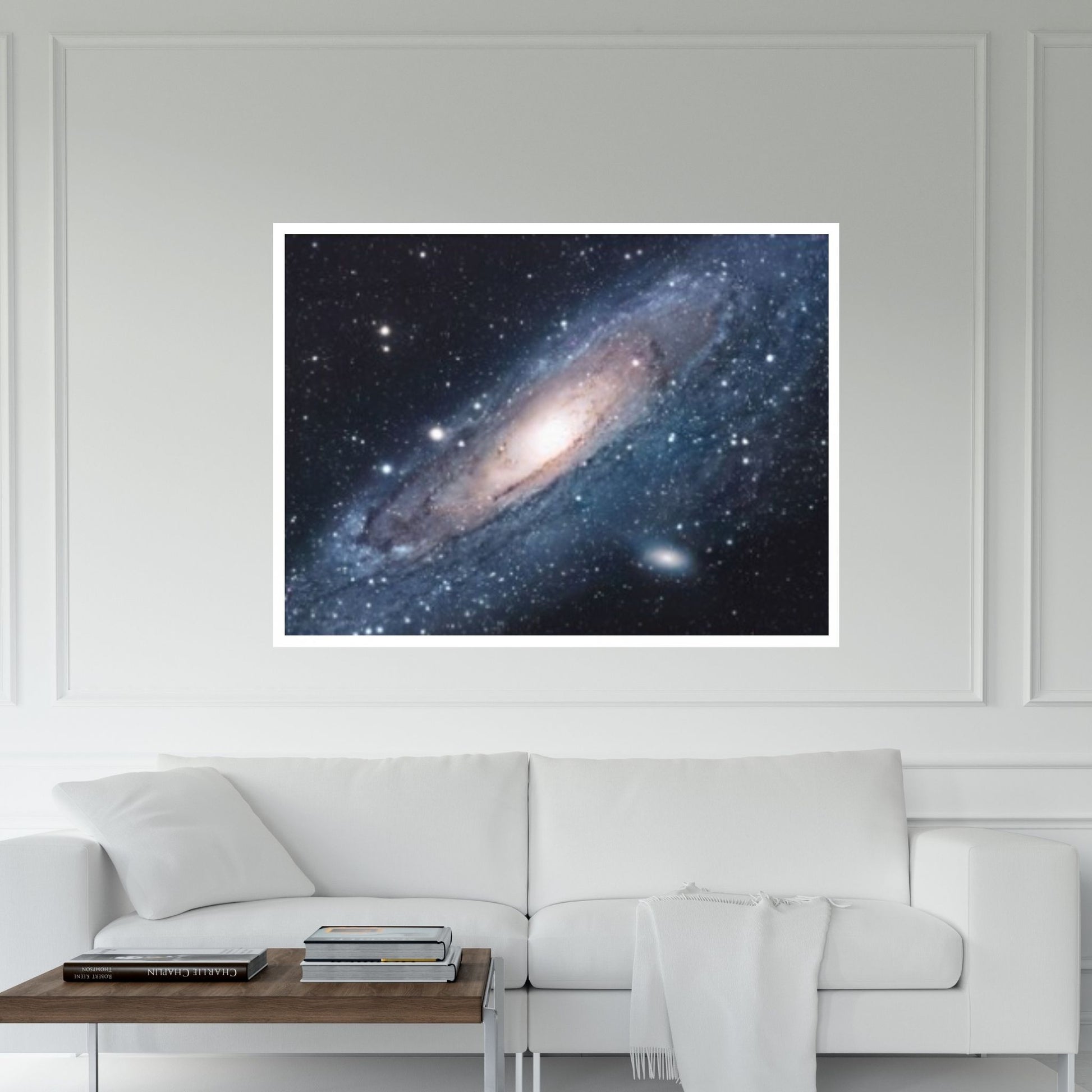 Andromeda Space Galaxy Canvas Wall Art - Y Canvas