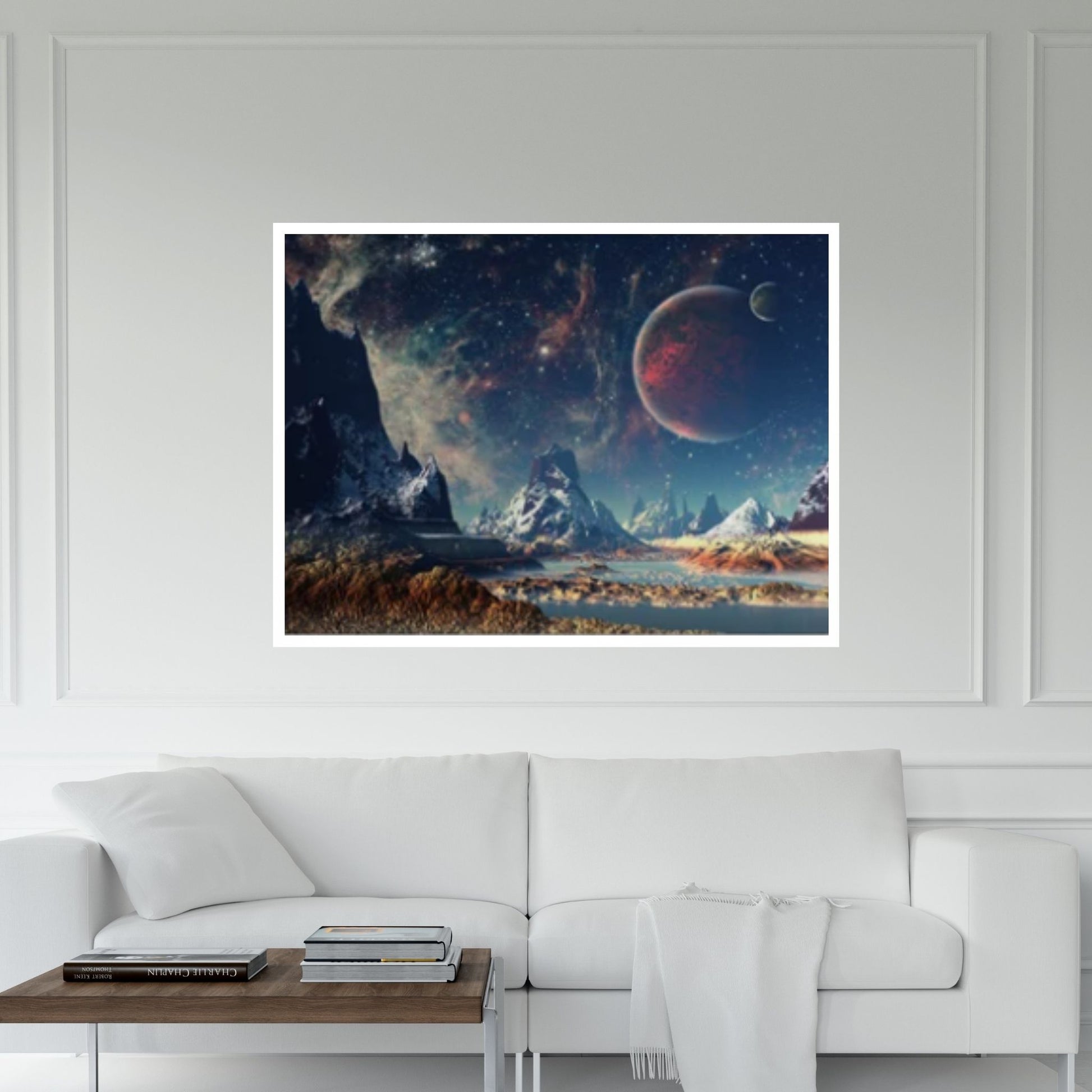 Fantasy Space Canvas Wall Art Design Wall Decor - Y Canvas