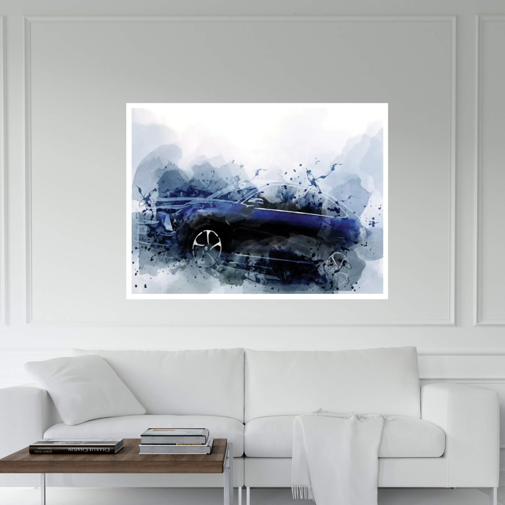 Nio Ec6 Luxury Cars 2021 Cars Cn-Spec Blue Canvas Wall Art - Y Canvas