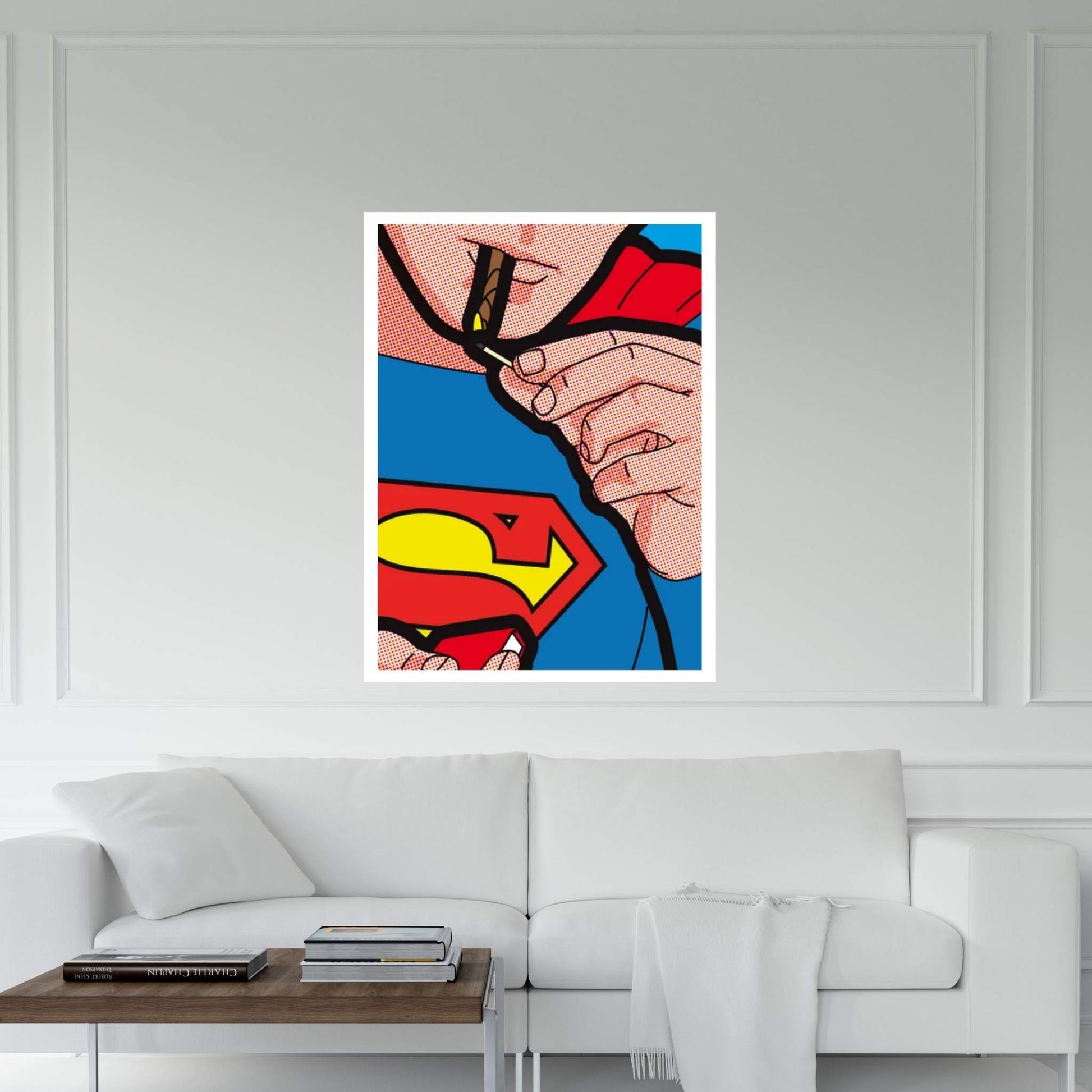 Super Smoke Canvas Wall Art - Y Canvas