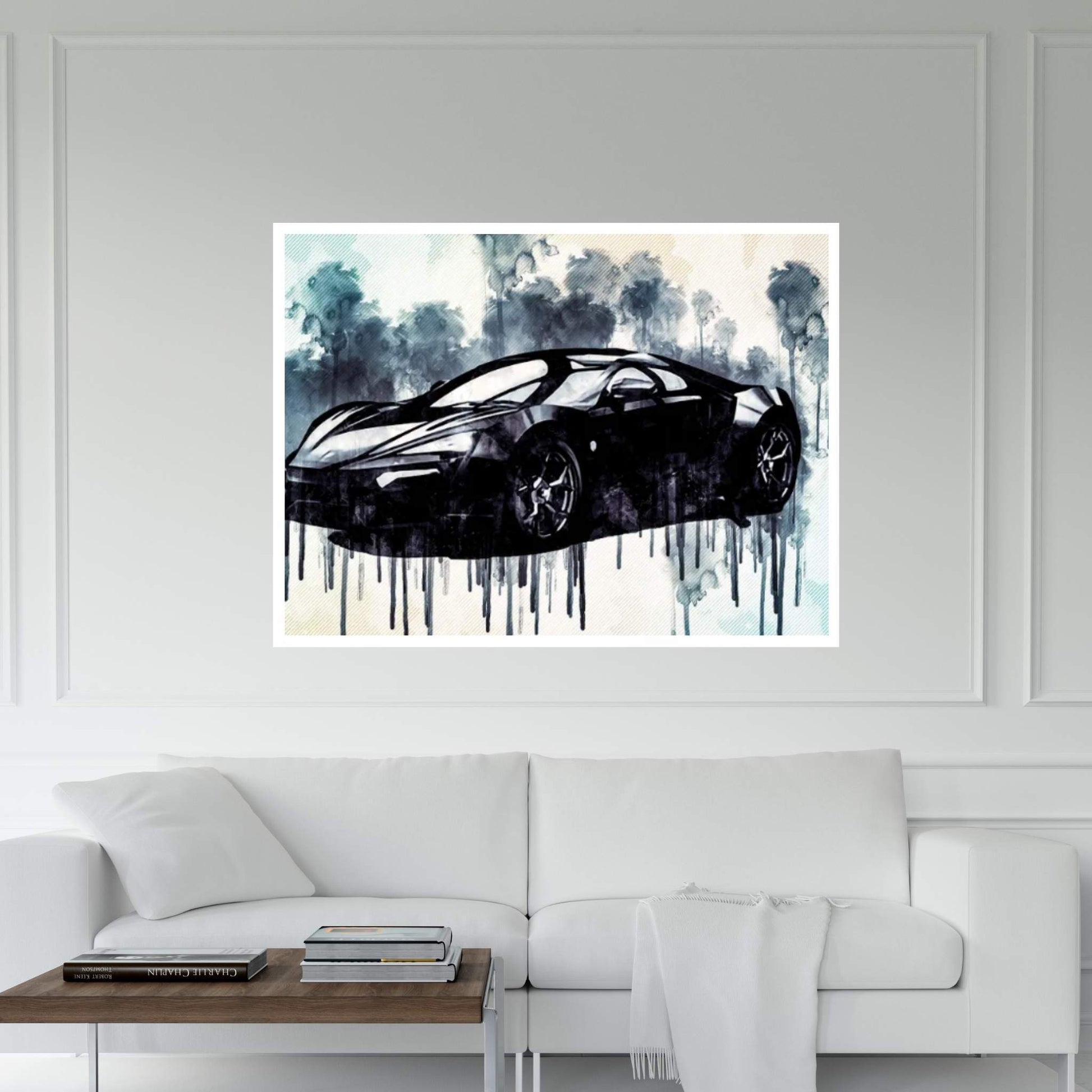 Volkswagen Id R Pikes Peak 2018 Electric Race Car Supercar German Sports Cars Canvas Wall Art - Y Canvas