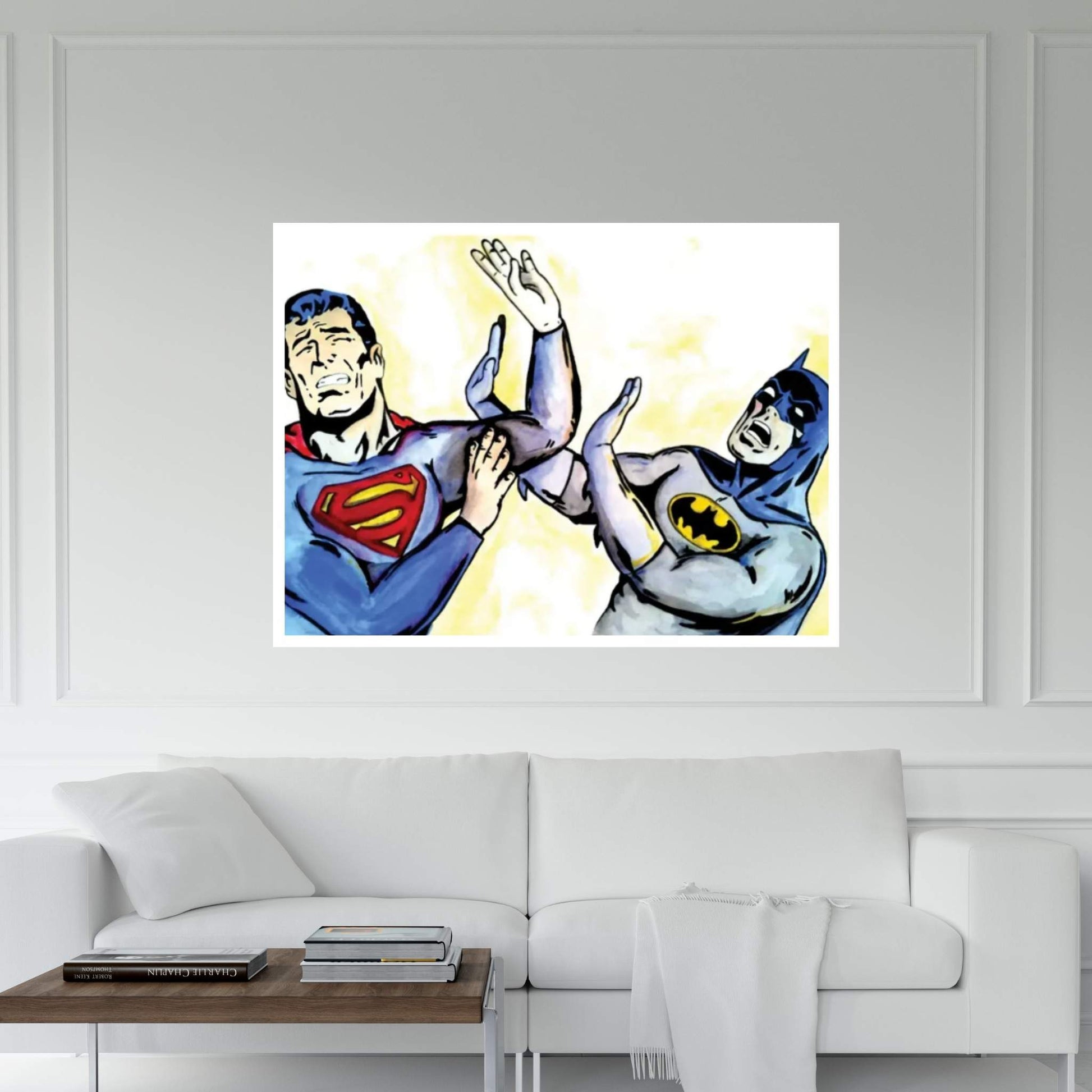 Super Sissies Slapfight Canvas Wall Art - Y Canvas