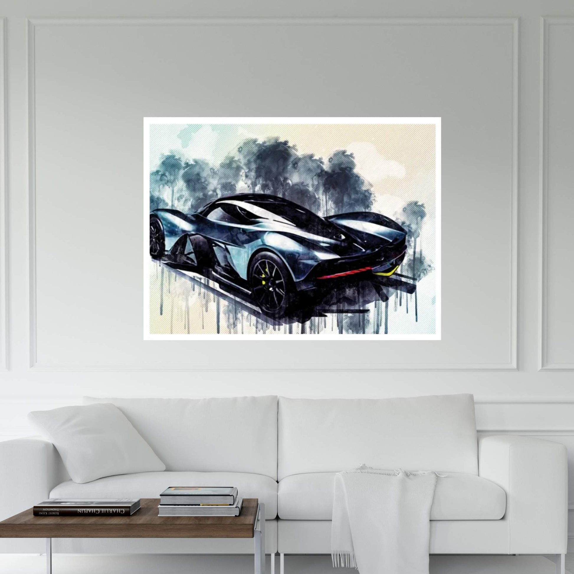 Aston Martin Am-Rb 001 2017 Red Bull Racing Racing Car Garage Hypercar Supercar Canvas Wall Art - Y Canvas