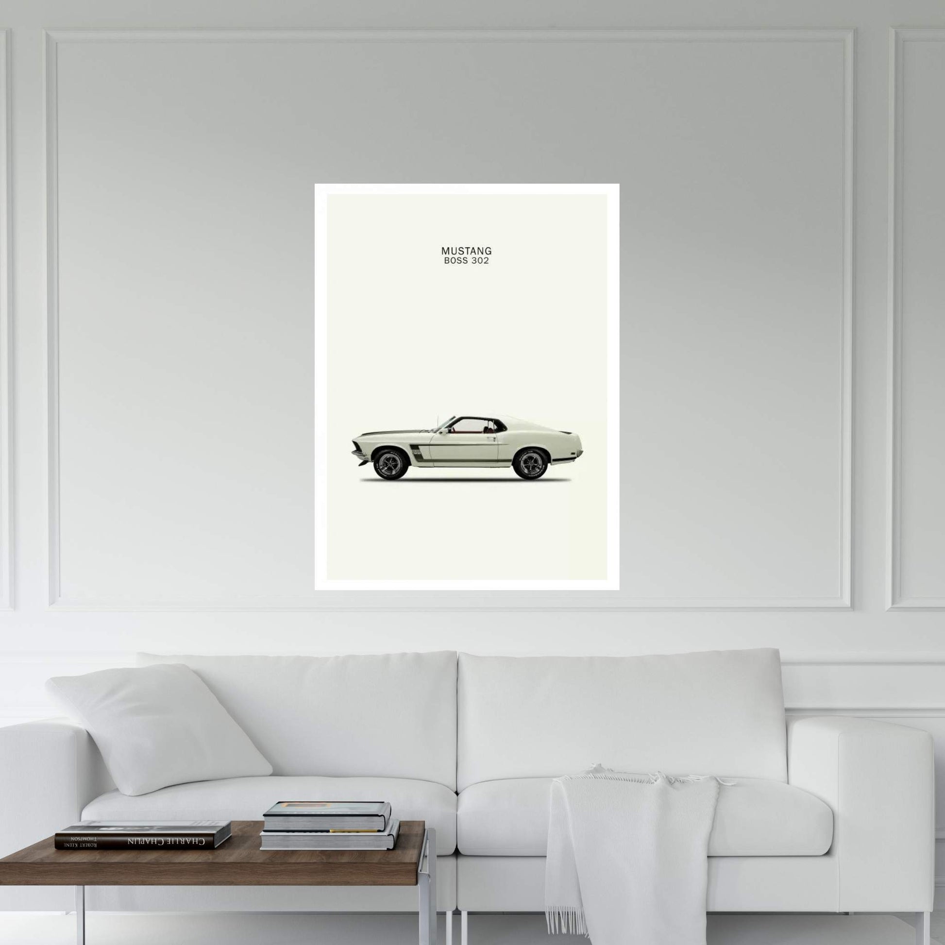 1969 Ford Mustang Boss 302 Canvas Wall Art - Y Canvas